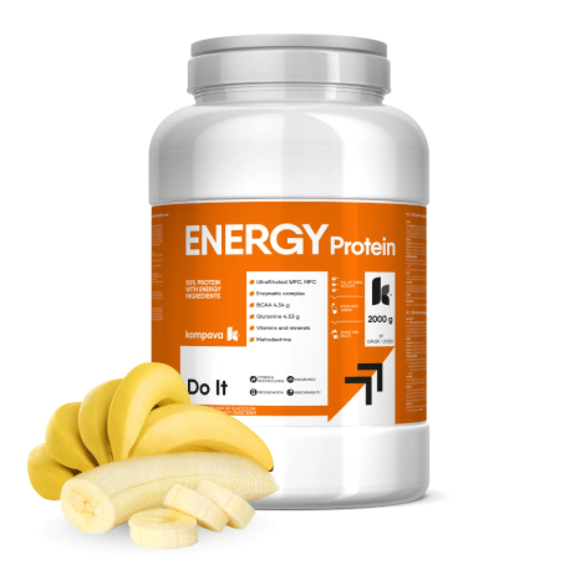 Kompava ENERGY Protein 2000g jahoda · záber 1