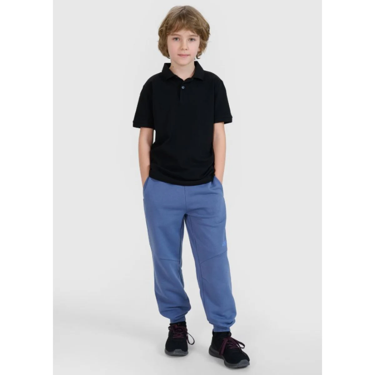 Chlapecké tepláky 4F JUNIOR TROUSERS CAS M1103-33S-BLUE · záber 4