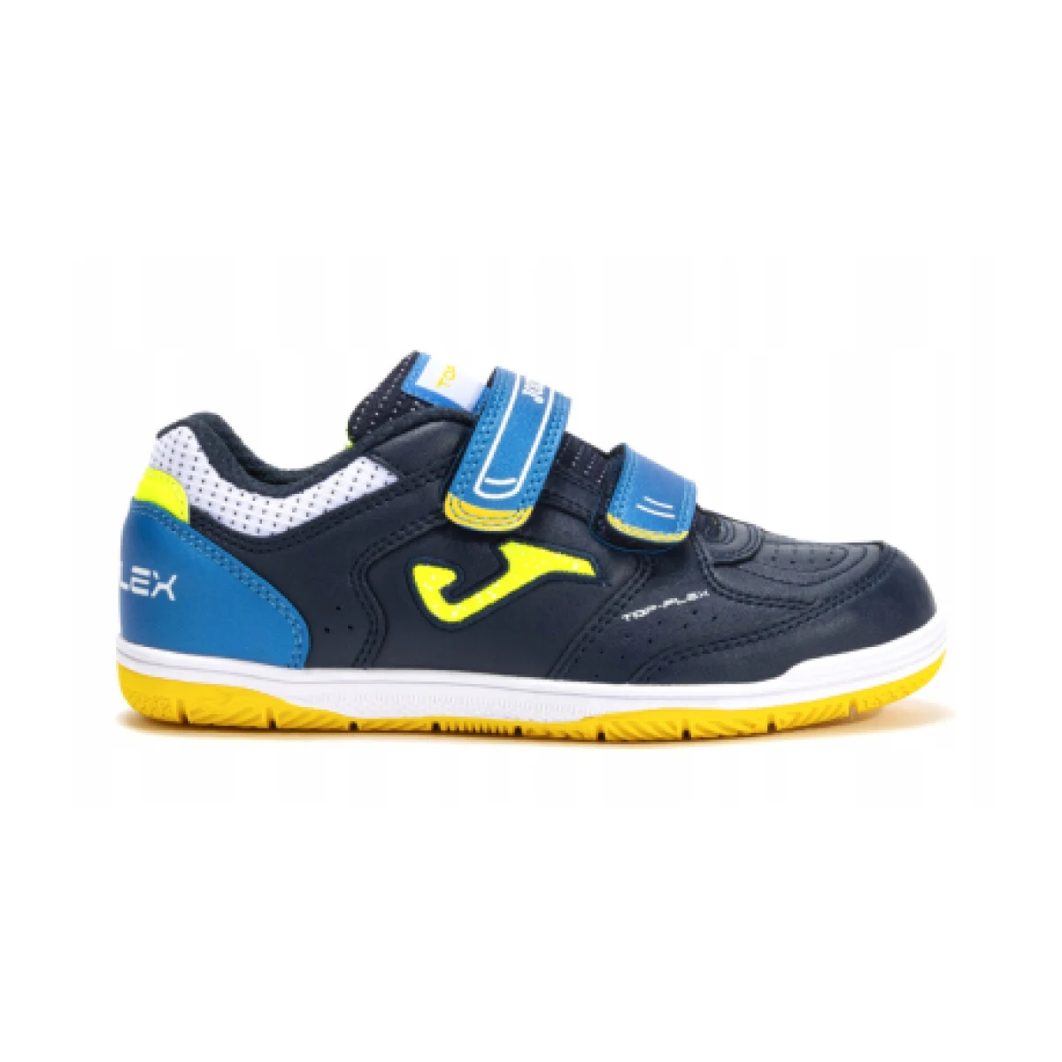 Chlapecké fotbalové kopačky halové JOMA Top Flex 2503 K IC navy blue yellow · záber 1