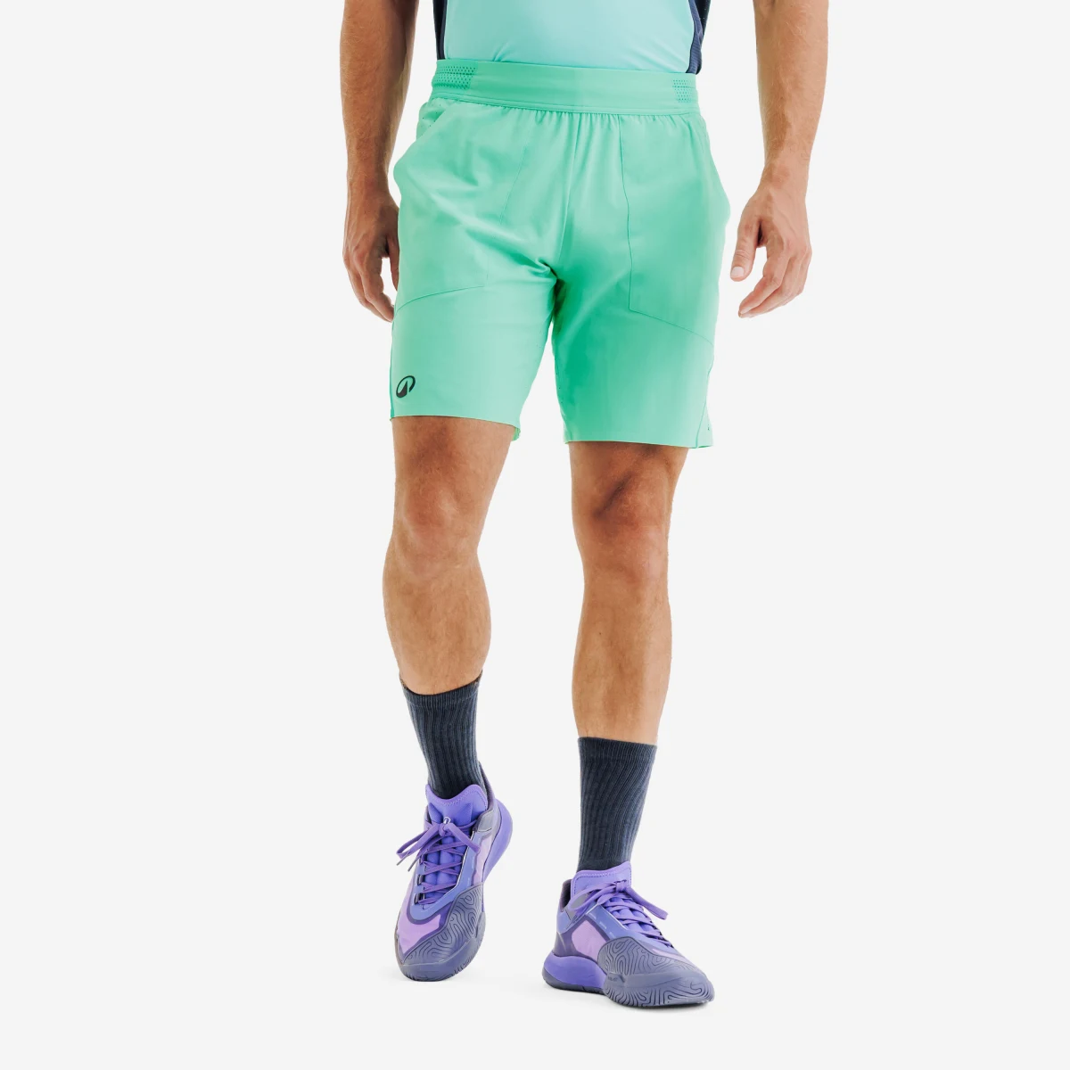 KUIKMA Pánske tenisové šortky Dry+ priedušné zelené 2XL · záber 1