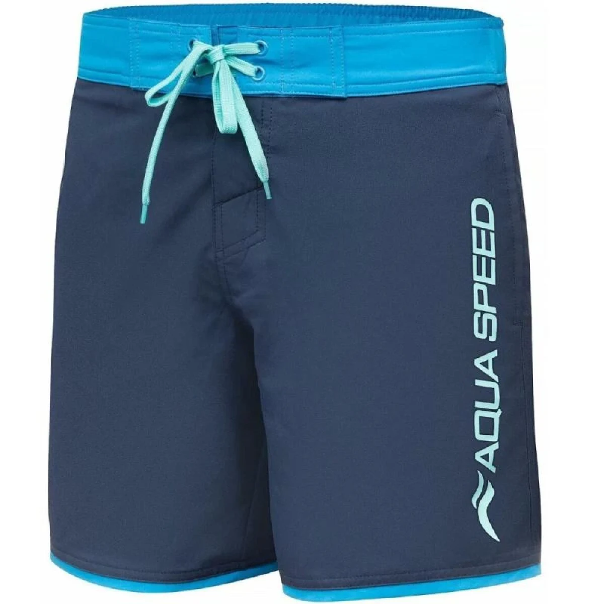 Aqua-Speed Evan pánské plavecké šortky modrá - Velikost: XXL | Barva: modrá · záber 1