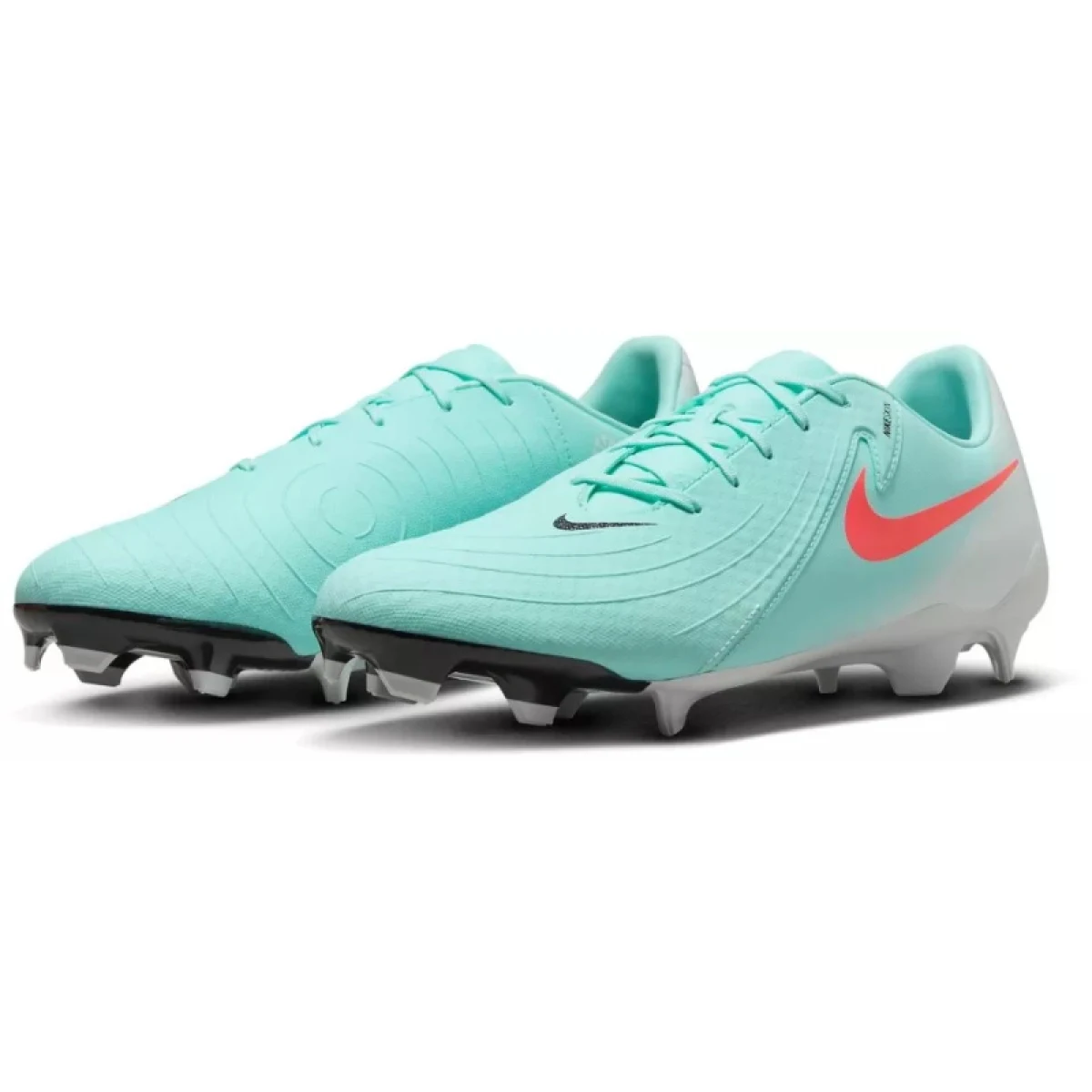 Pánské outdoorové fotbalové kopačky NIKE Phantom GX 2 Academy M FG mint off-noir atomic red · záber 3