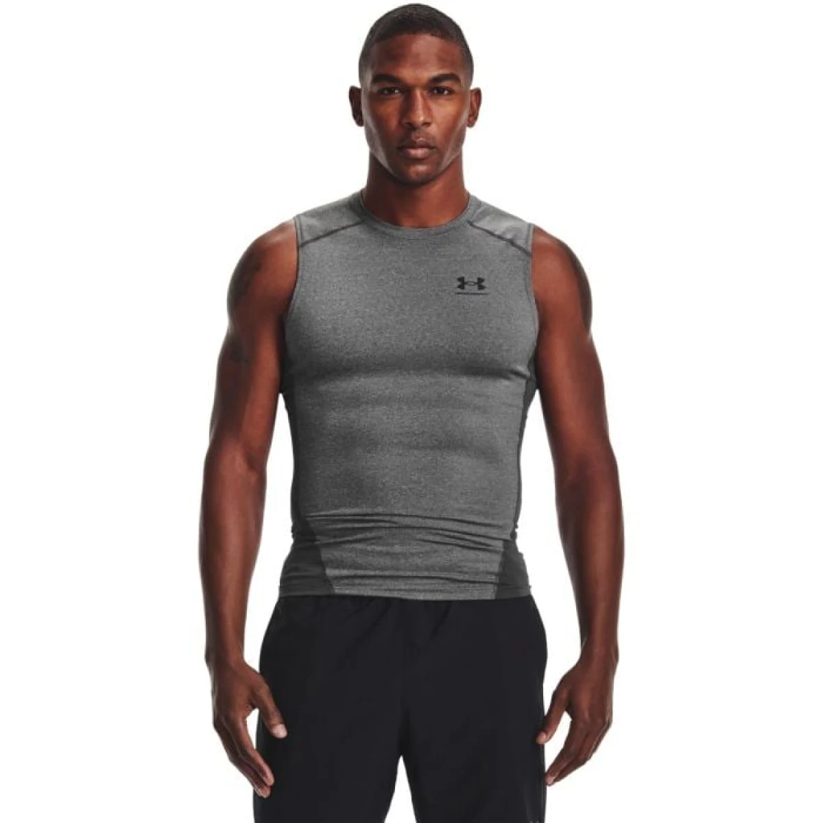 Under Armour Kompresné tielko HG Armour Comp SL Grey SS · záber 1