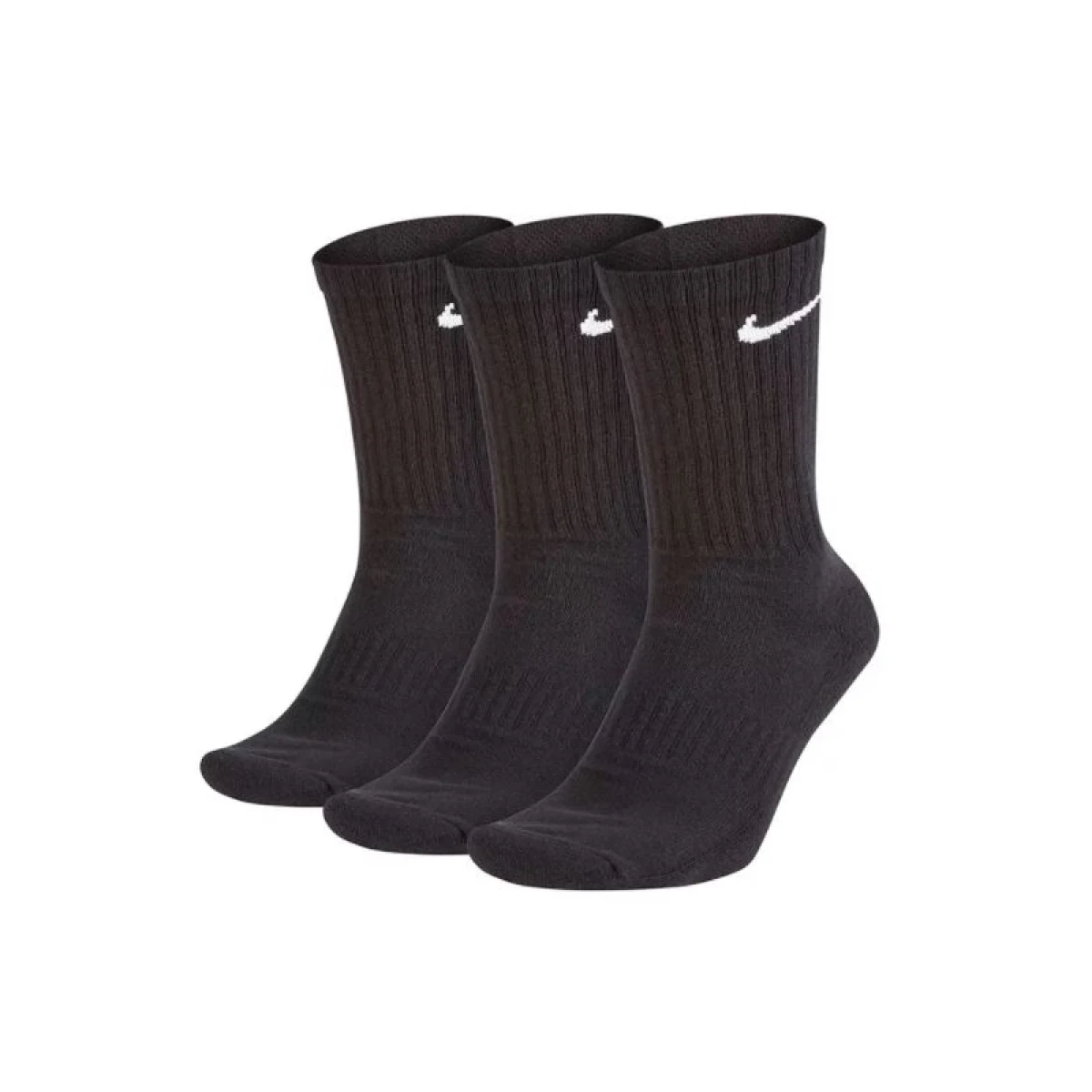 Ponožky NIKE U NK EVERYDAY LTWT CREW 3PR-Black · záber 4