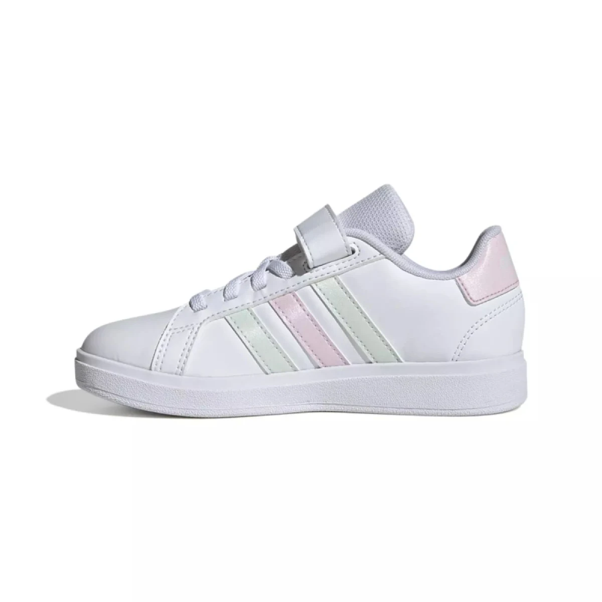 Dívčí rekreační obuv ADIDAS Grand Court 2.0 K cloud white clear pink · záber 2