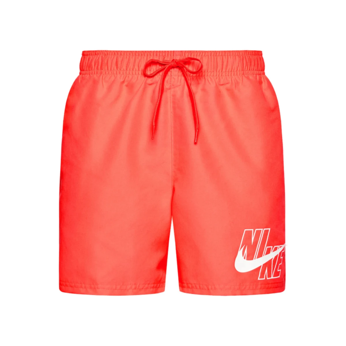 Pánske plavky NIKE SWIM Logo Lap 5 inch-631- Bright Crimson - Pohlavie: Muzi · záber 4