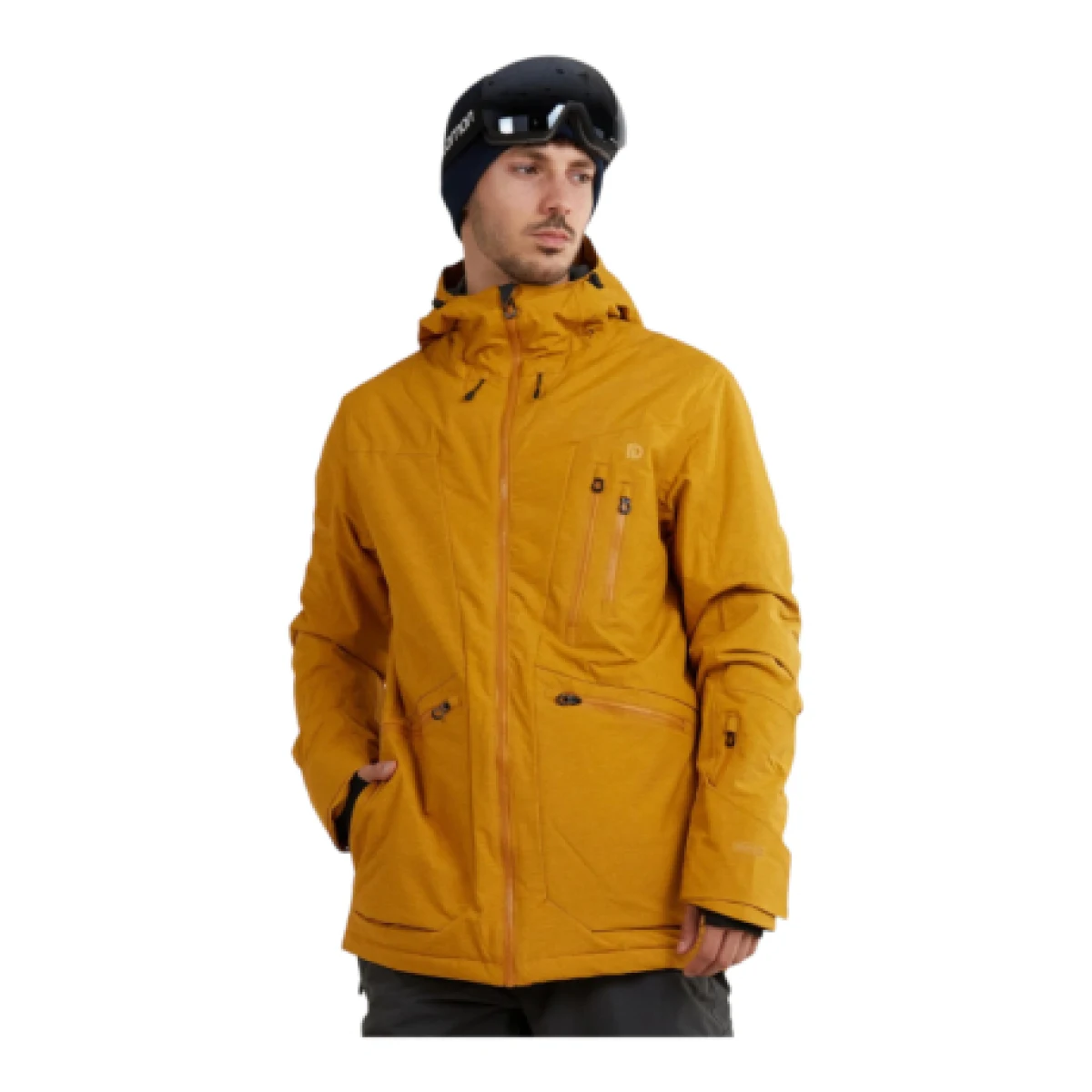 Pánska lyžiarska bunda FUNDANGO Decatur Jacket-261-mango melange · záber 1