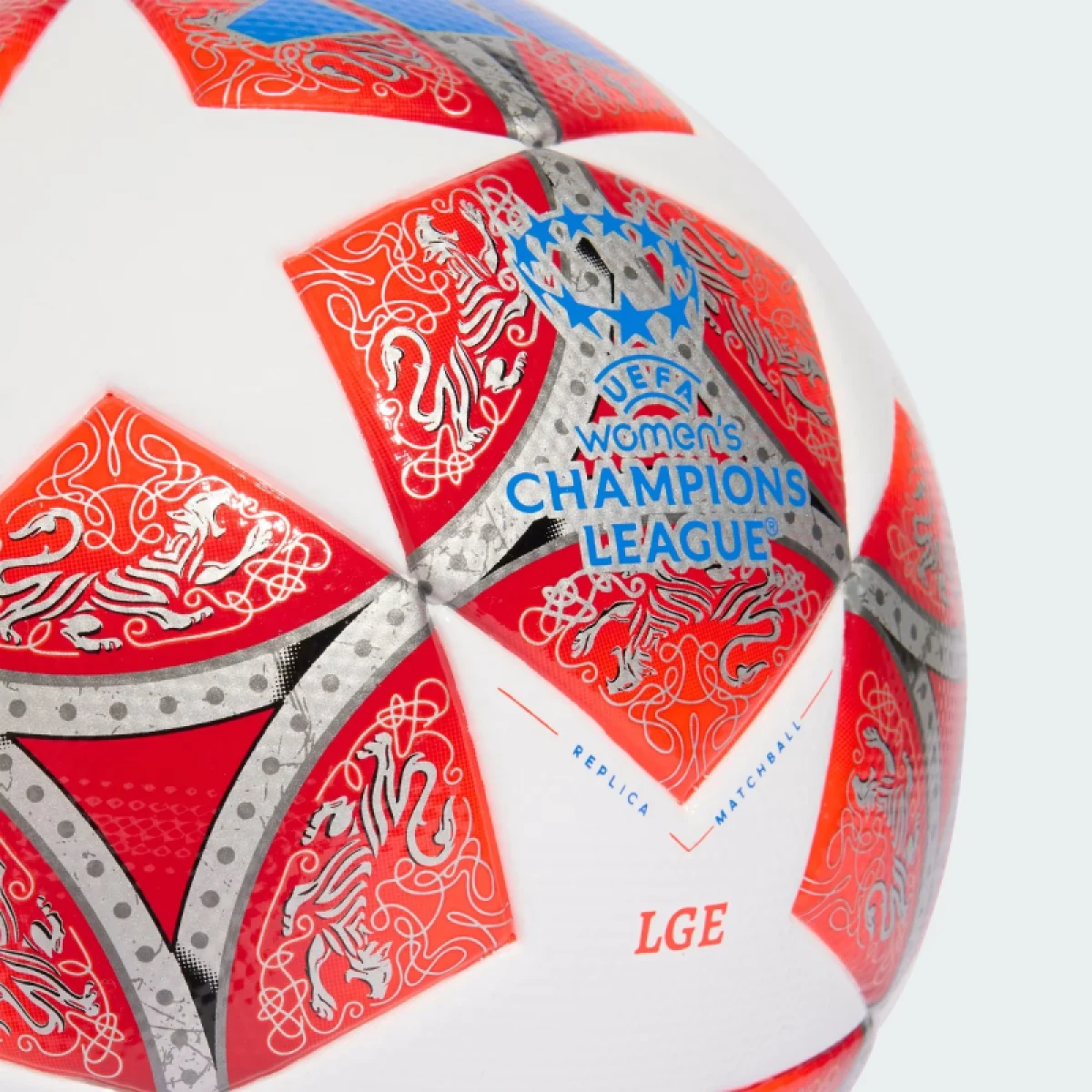 Futbalová lopta ADIDAS WUCL LGE WHITE SCARLE · záber 5