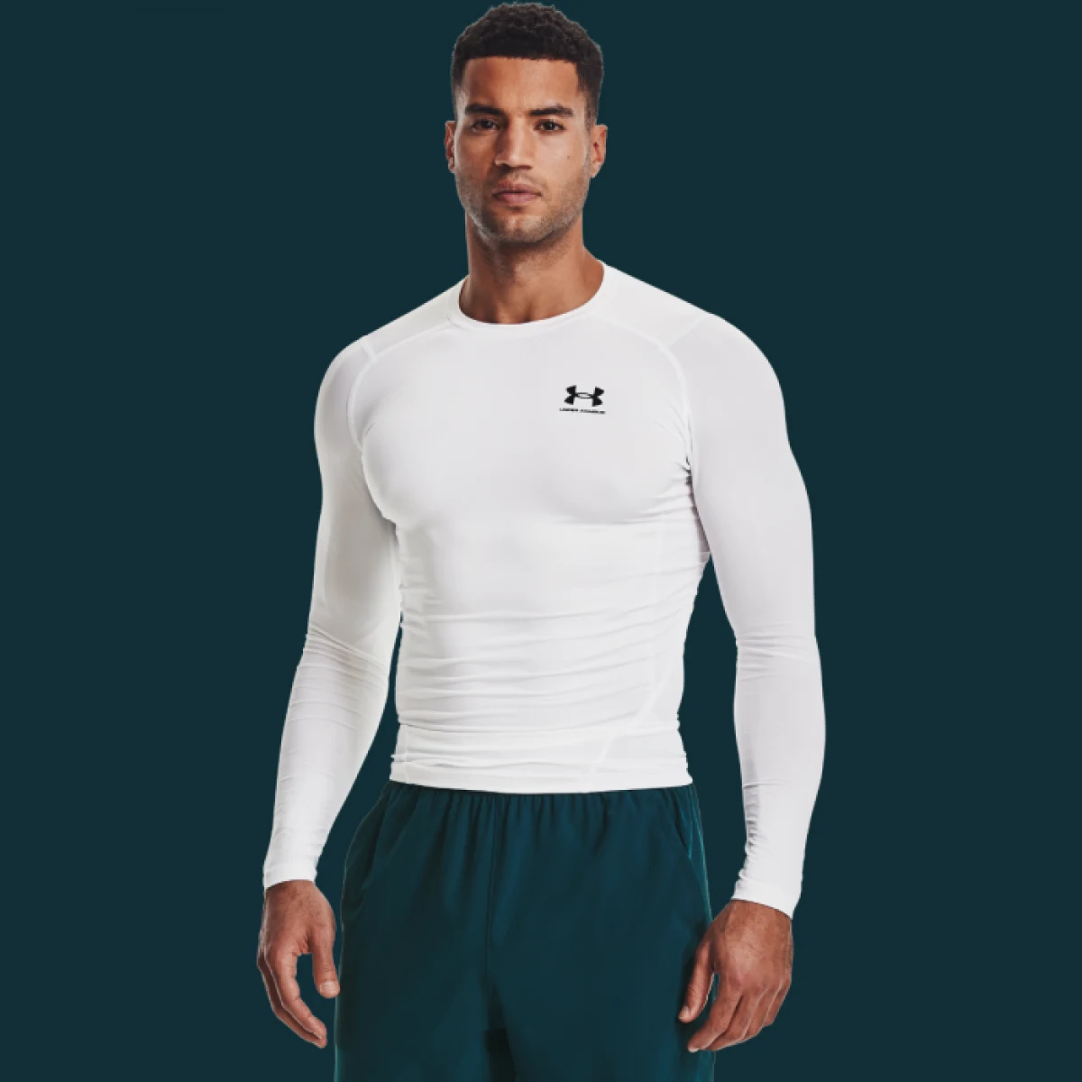 Under Armour Kompresné tričko HG Armour Comp LS White XL · záber 2