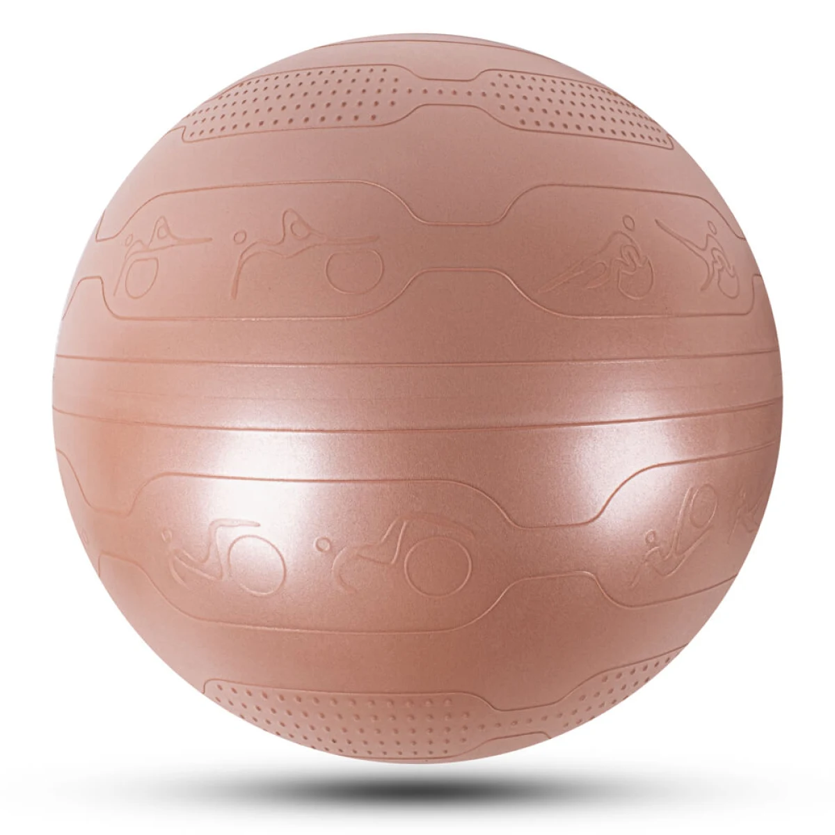 Gymnastická lopta inSPORTline Stretch Ball 75 cm so základňou BallBase - Farba: tyrkysová · záber 5