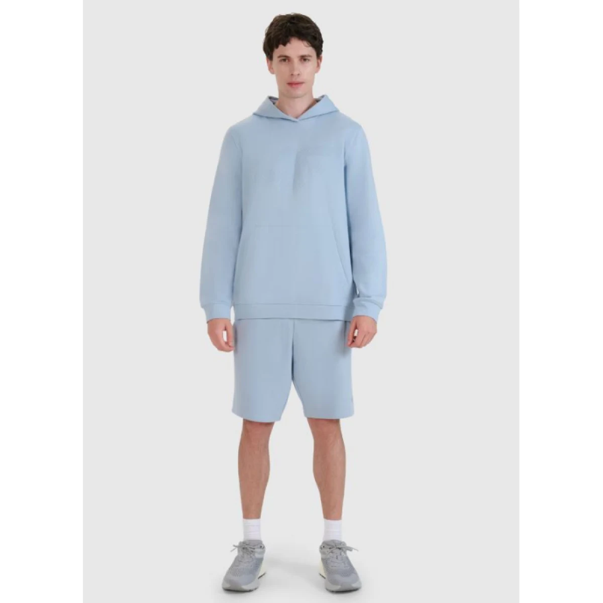 Pánské teplákové kraťasy 4F SHORTS CAS M571-34S-LIGHT BLUE · záber 3