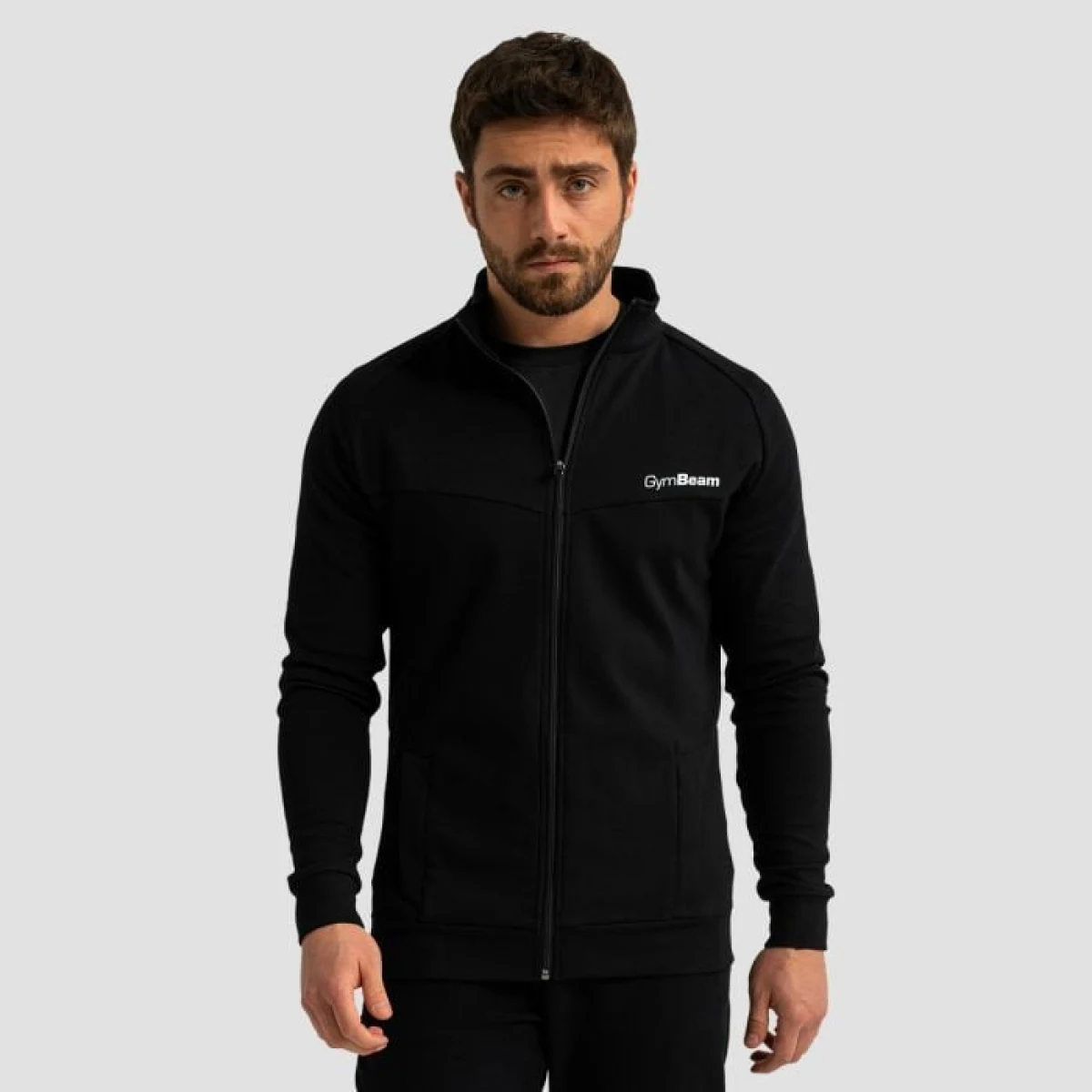 Суичър с цип Limitless Black - GymBeam - Размер: XL | Тегло: 0,5 g | Опаковка: 35 · záber 1