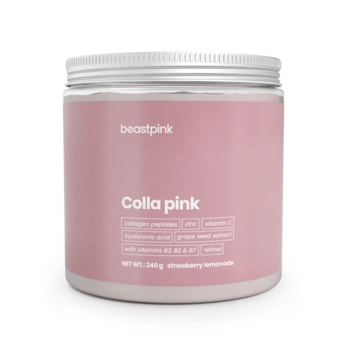 Colla Pink - BeastPink - Вкус: Ягодова лимонада | Тегло: 0,24 g | Опаковка: 20 · záber 1