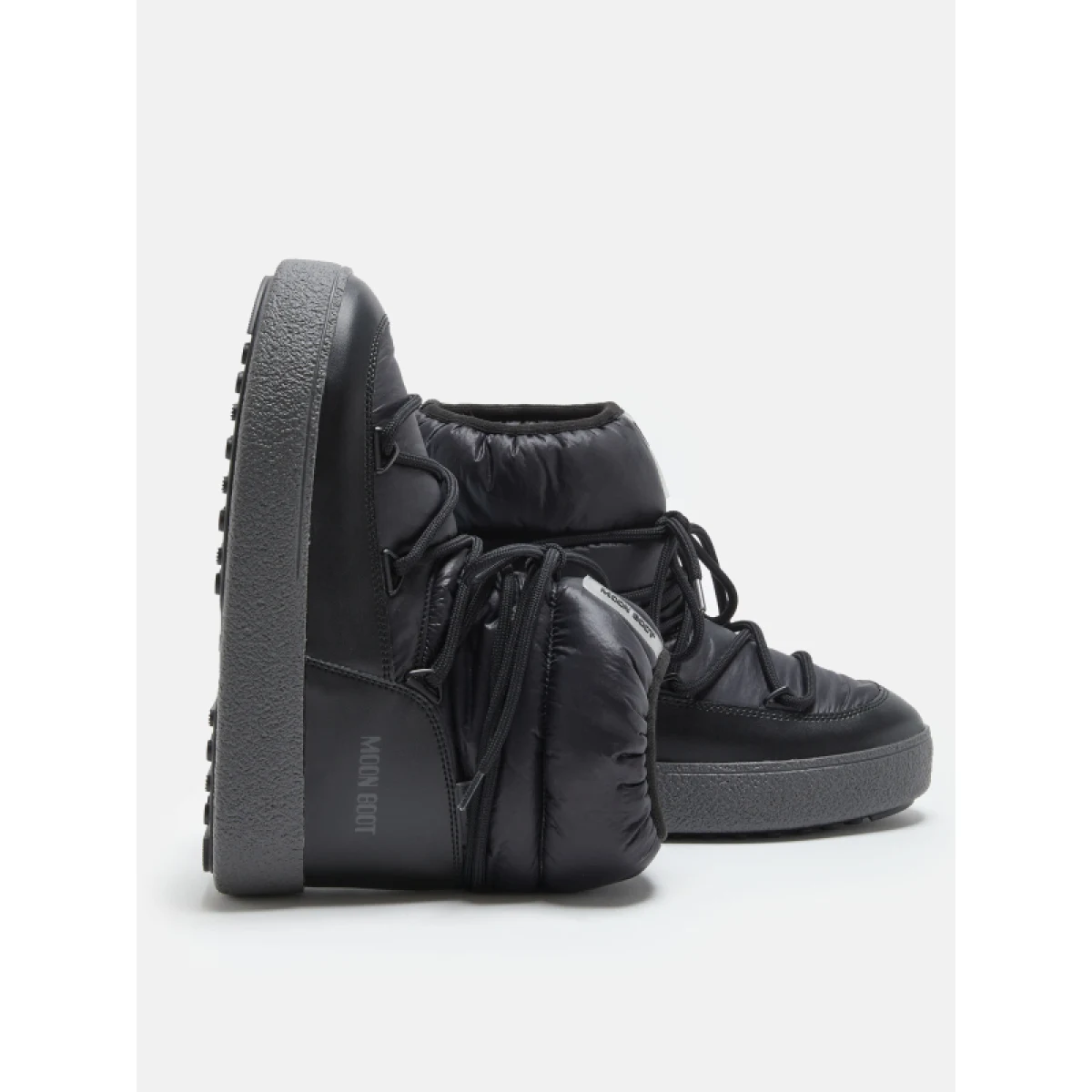 Dámske členkové zimné topánky MOON BOOT MB LTRACK LOW NYLON WP, N001 BLACK · záber 3