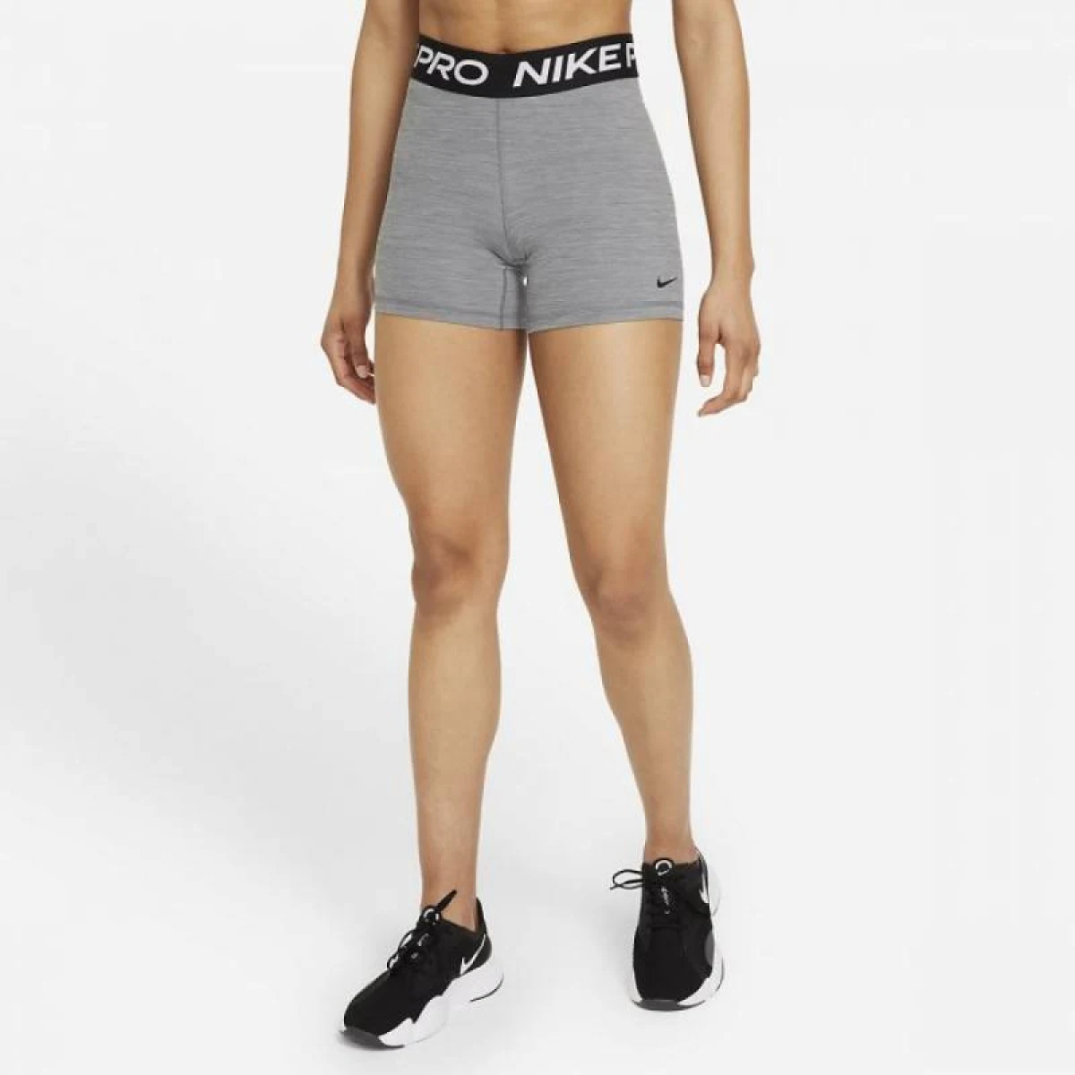 Dámske tréningové kraťasy NIKE PRO W NP 365 SHORT 5IN SMOKE GREY HTR BLACK BLACK · záber 2