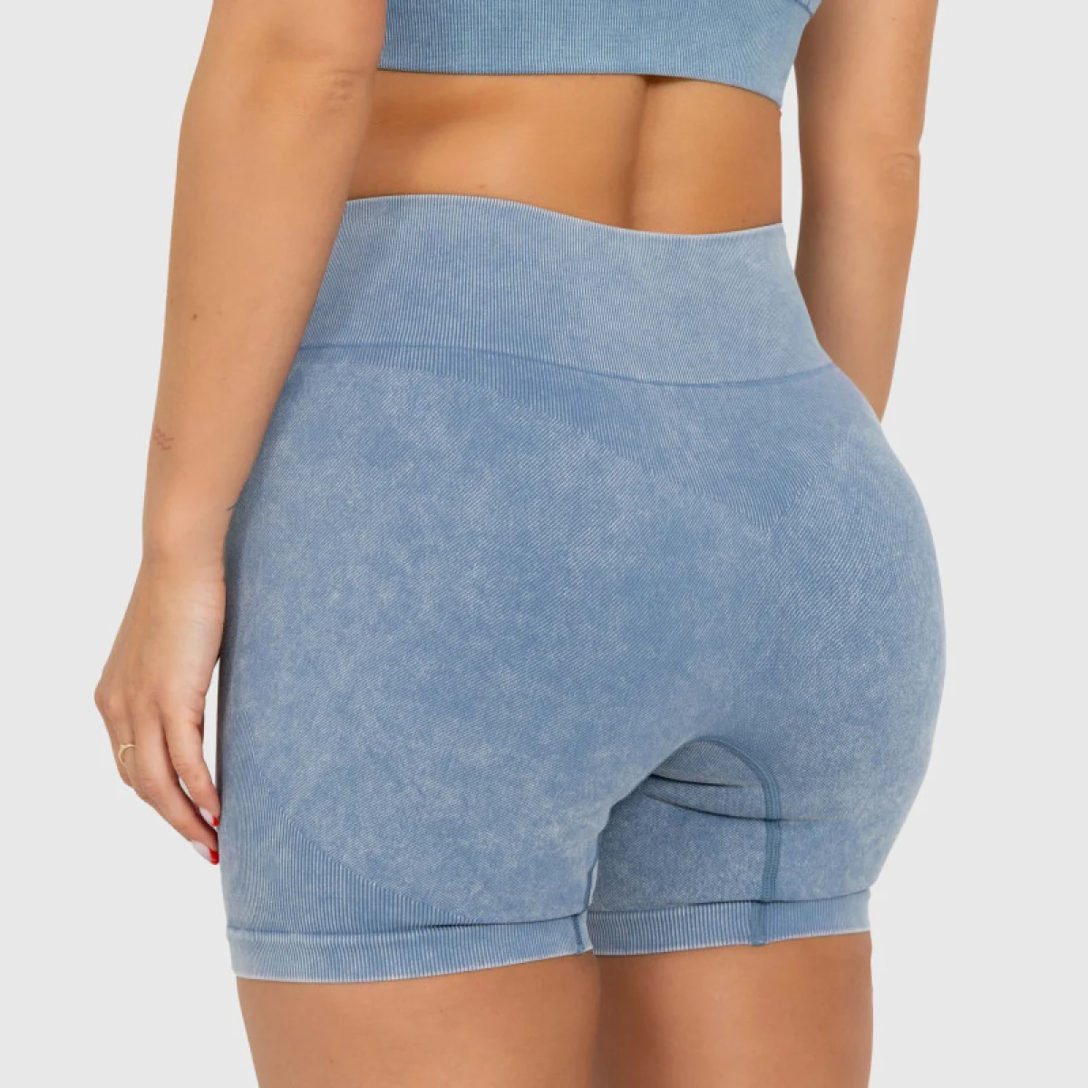 Dámske šortky Iron Aesthetics Faded, washed blue · záber 12