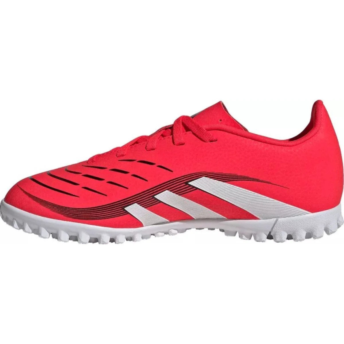 Chlapecké fotbalové kopačky turfy ADIDAS Predator League Jr lucid red cloud white core black · záber 2