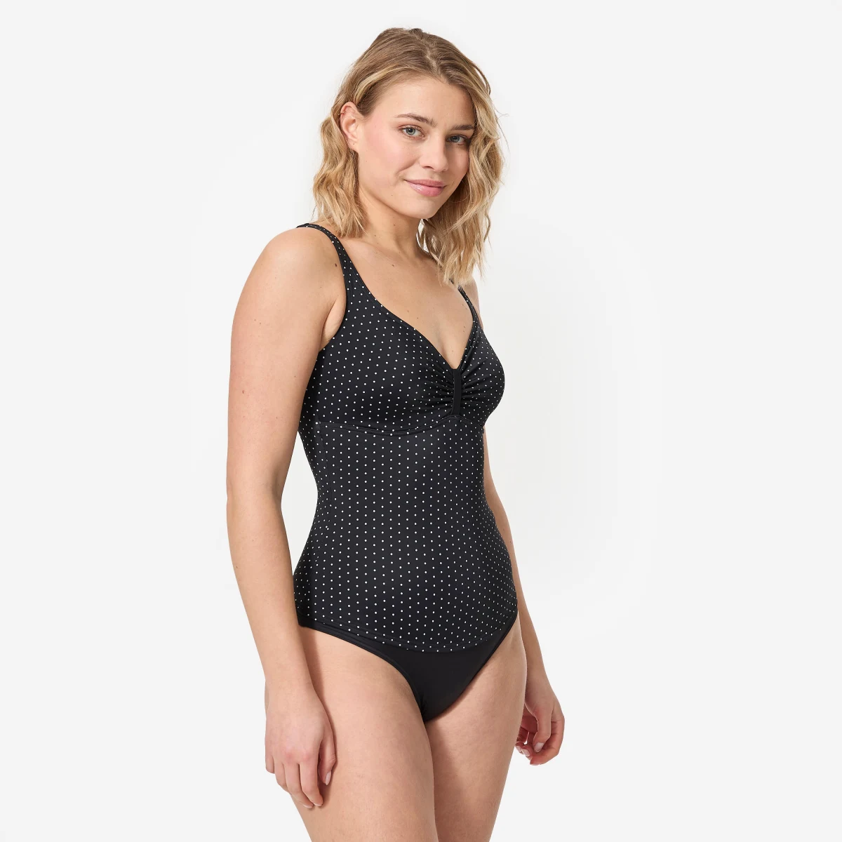 DECATHLON Dámske jednodielne plavky Doli Puka zoštíhľujúce XL · záber 1