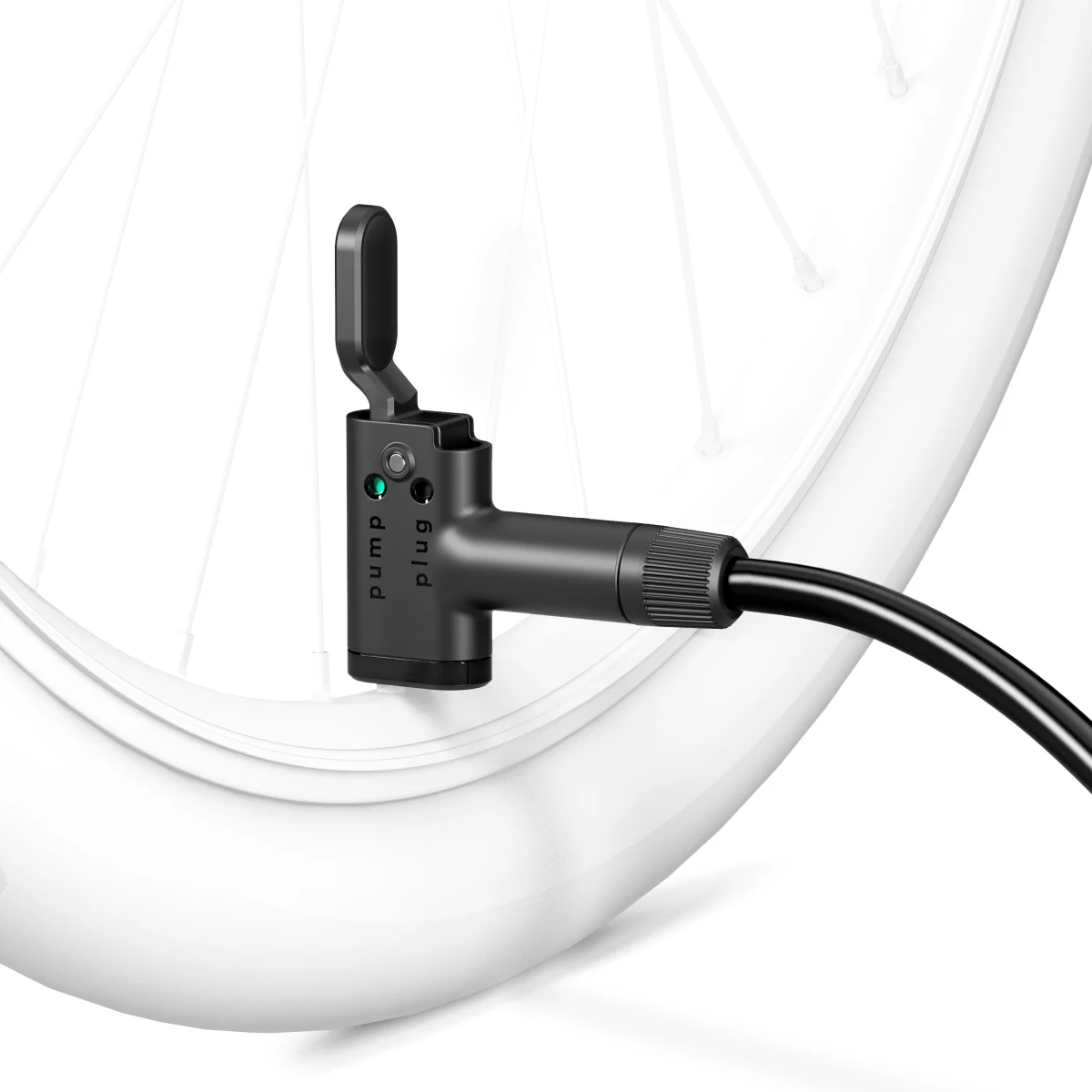 DECATHLON Nožná pumpa na bicykel 500 bez · záber 2