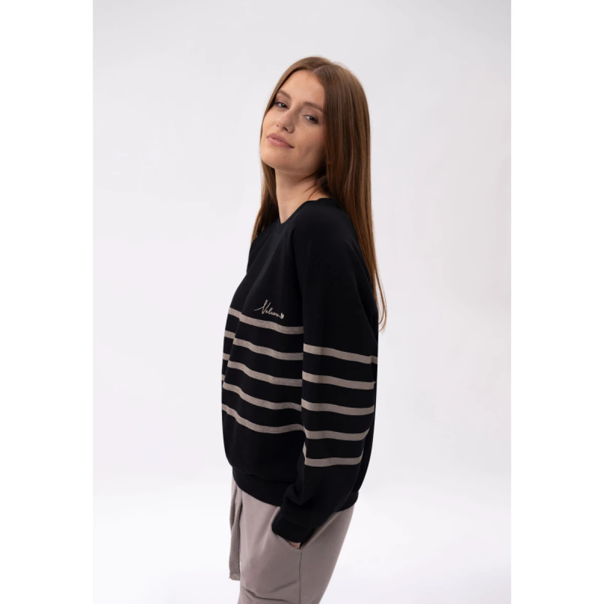 Dámská mikina VOLCANO MUSE-700-BLACK · záber 2