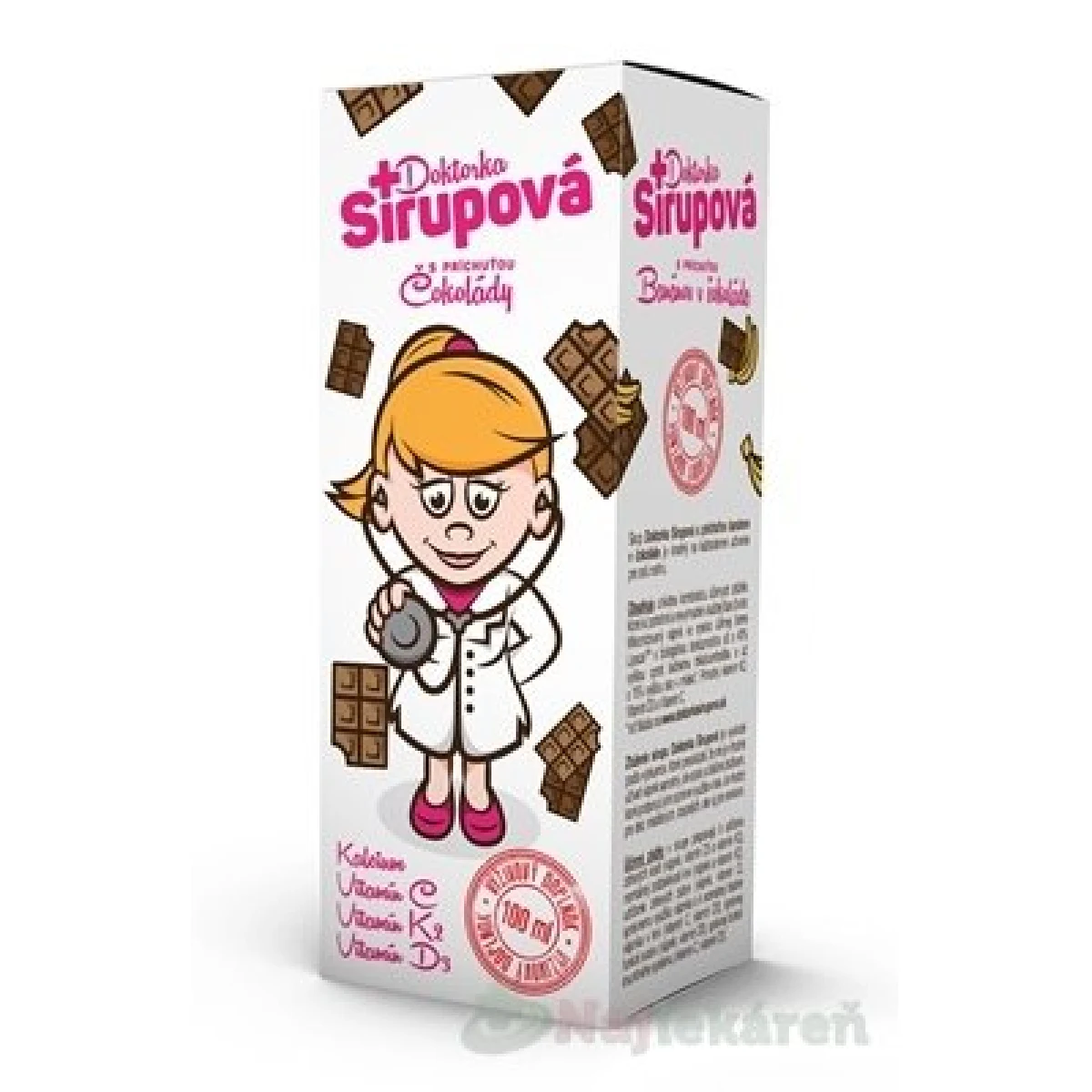 Doktorka Sirupová kalciový sirup 100ml · záber 1