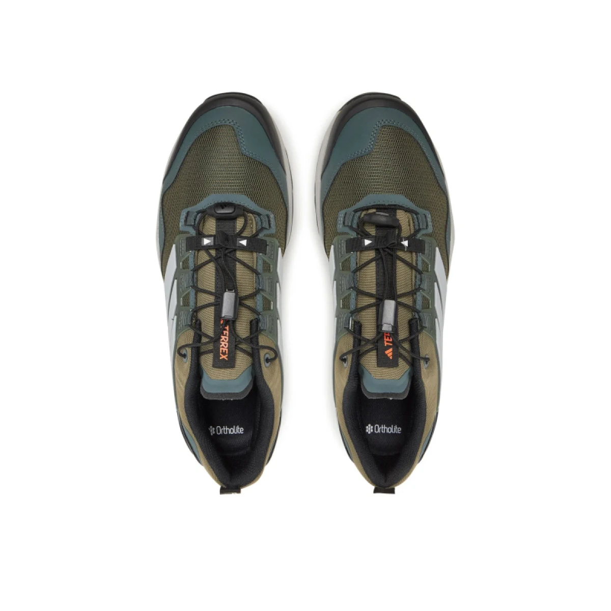 Pánska nízka turistická obuv ADIDAS Terrex Skychaser GTX M olive strata silver green core black · záber 3