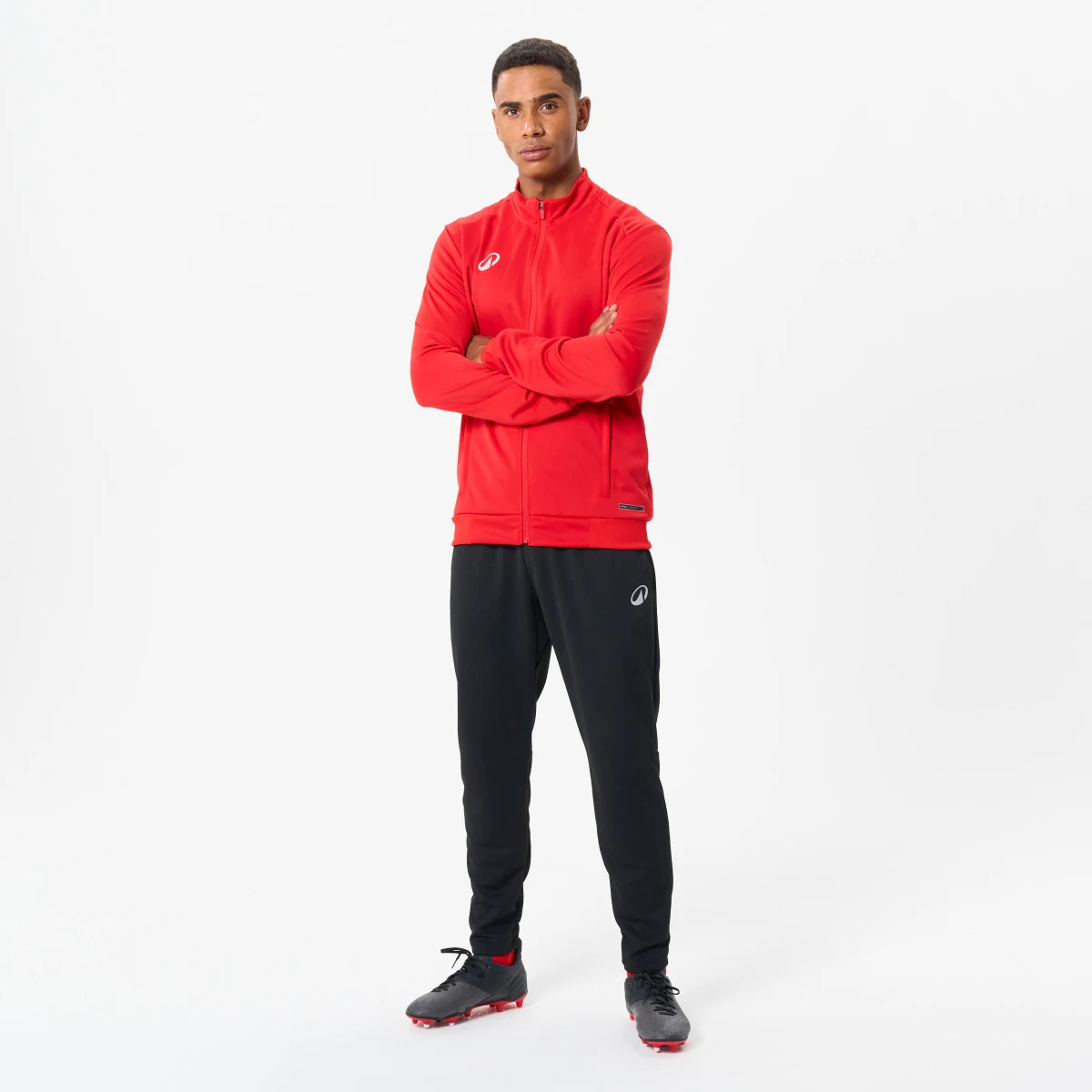 KIPSTA Futbalová bunda Essentiel Club červená 4XL · záber 2