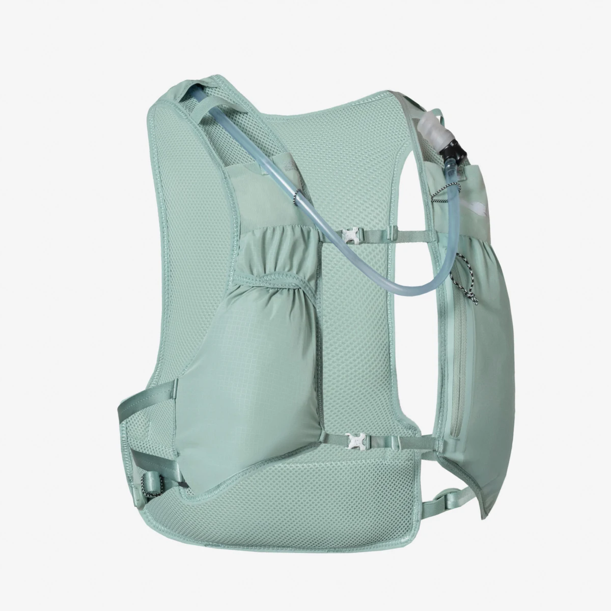 KIPRUN Unisex trailová vesta 500 5 l + hydrovak 1 l zelená jedna veľkosť · záber 2