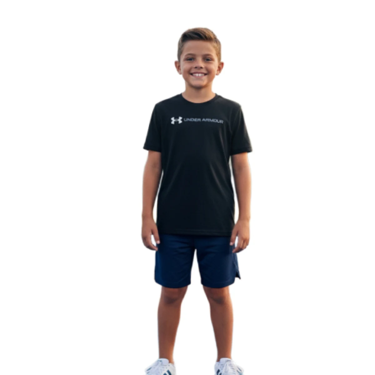 Chlapčenské tričko s krátkym rukávom UNDER ARMOUR UA B LOGO WORDMARK SS · záber 1