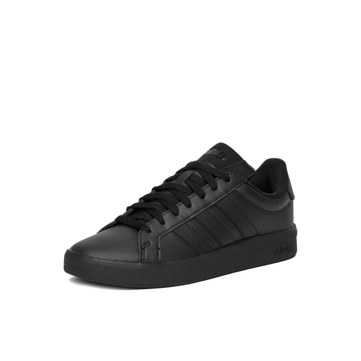 Juniorská rekreačná obuv ADIDAS Grand Court 3.0 Jr core black core black core black · záber 3