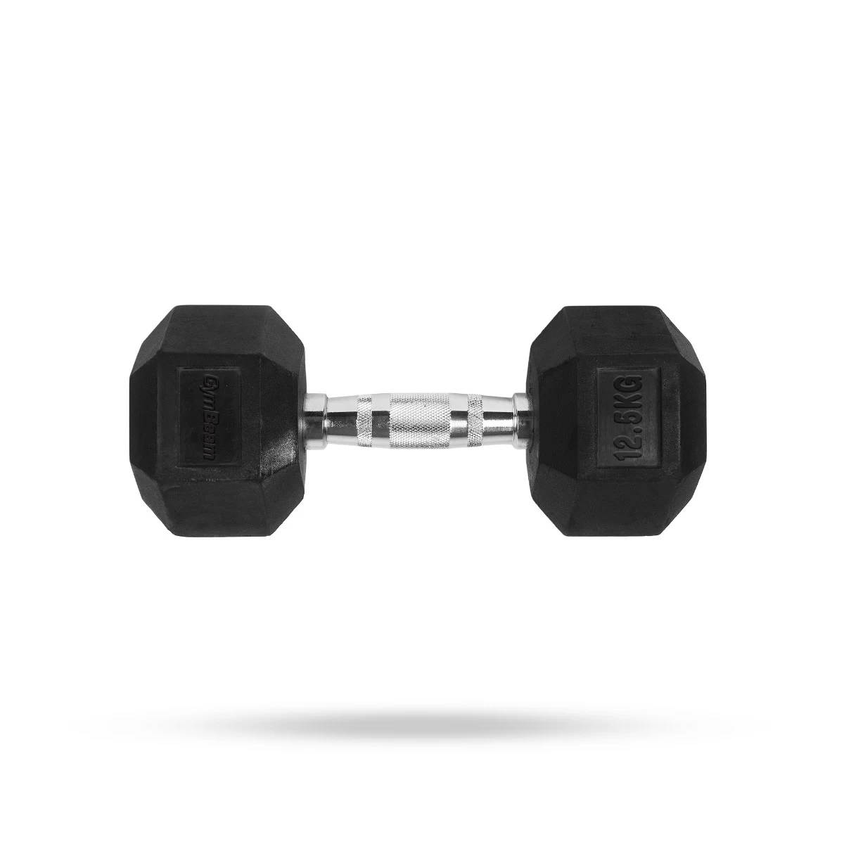Bučica Hexagonal - GymBeam - Boja: Crna | Težina: 12,5 kg · záber 1