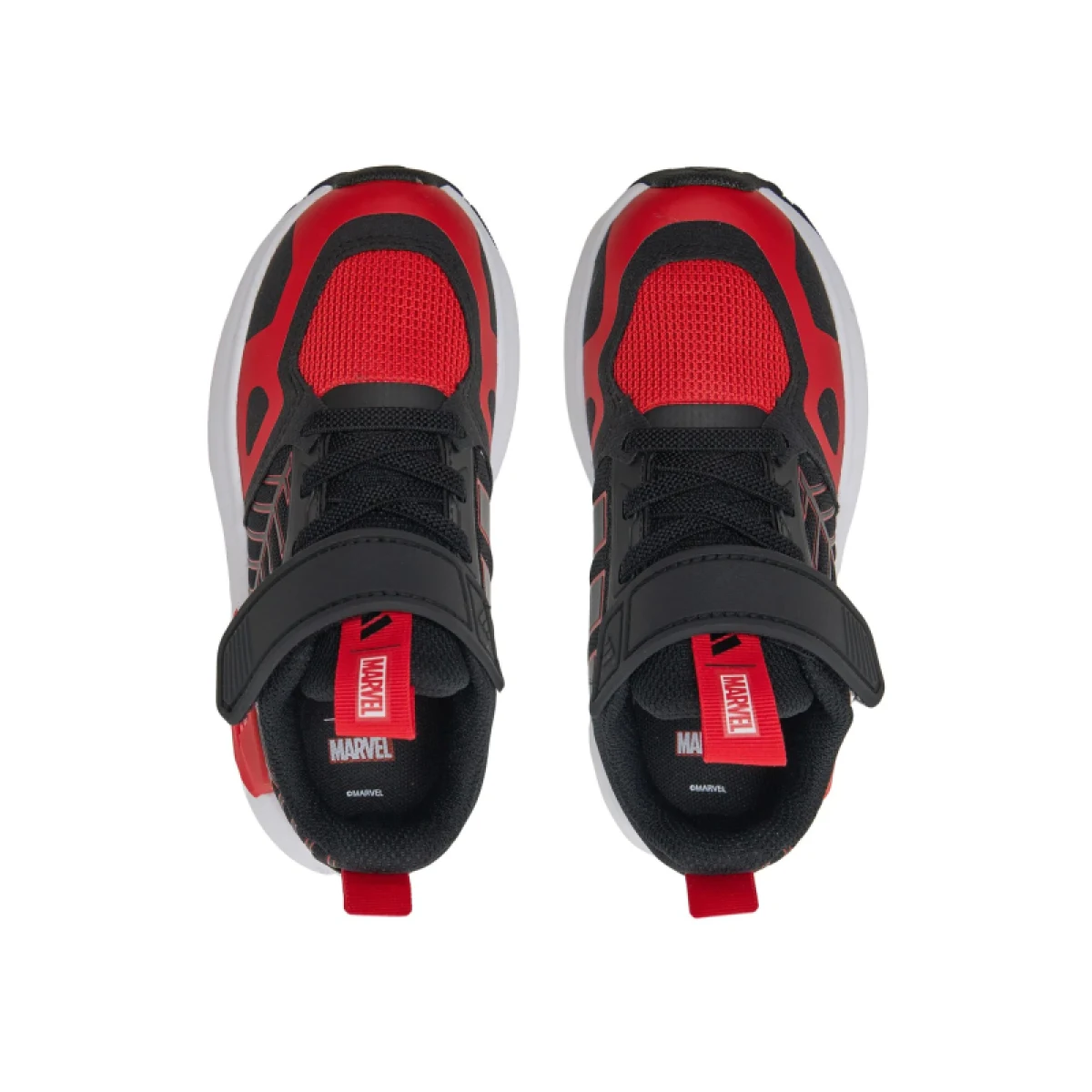 Chlapčenská rekreačná obuv ADIDAS Spider Runner K core black red cloud white · záber 3