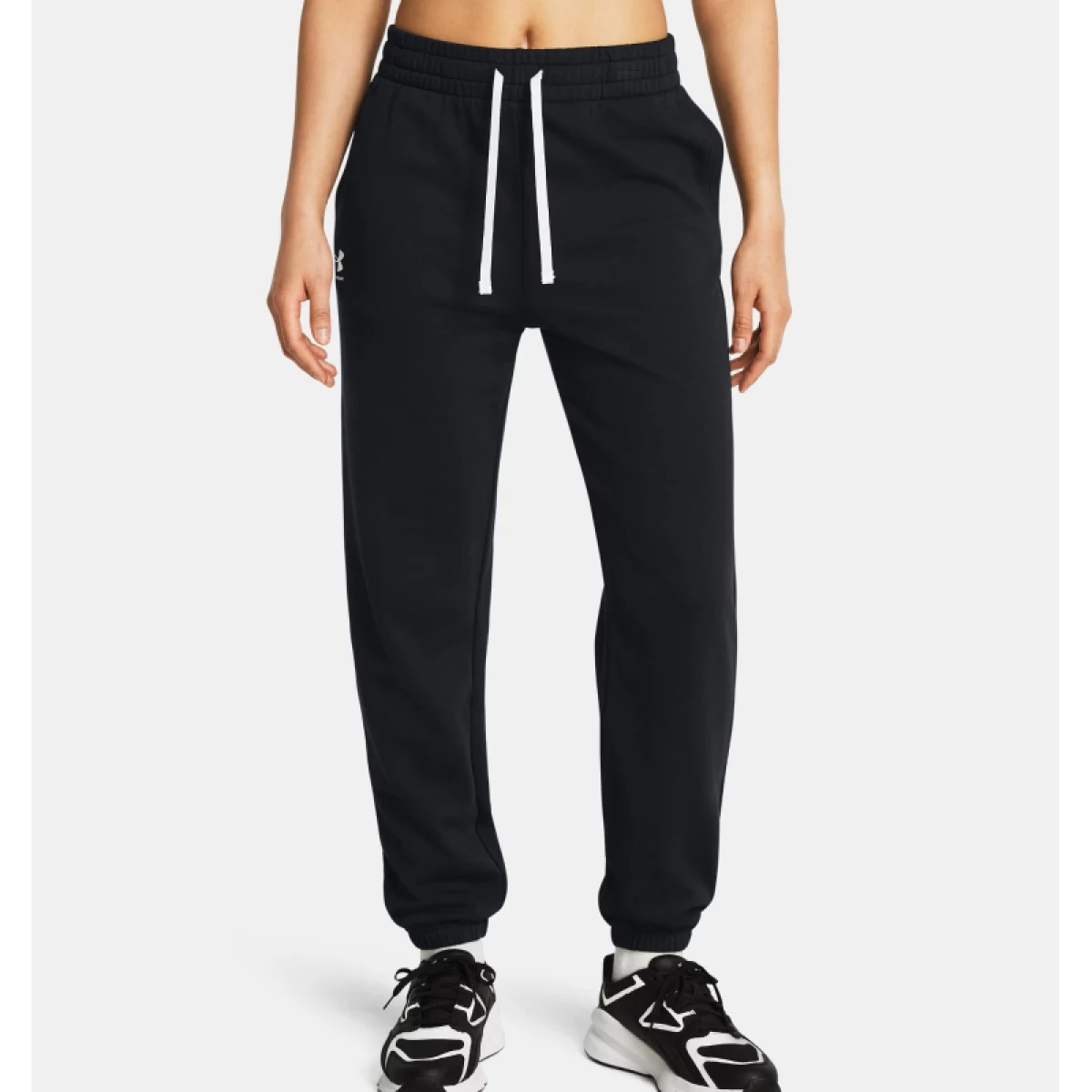 Dámské tepláky UNDER ARMOUR UA Rival Terry Jogger - BLK · záber 2