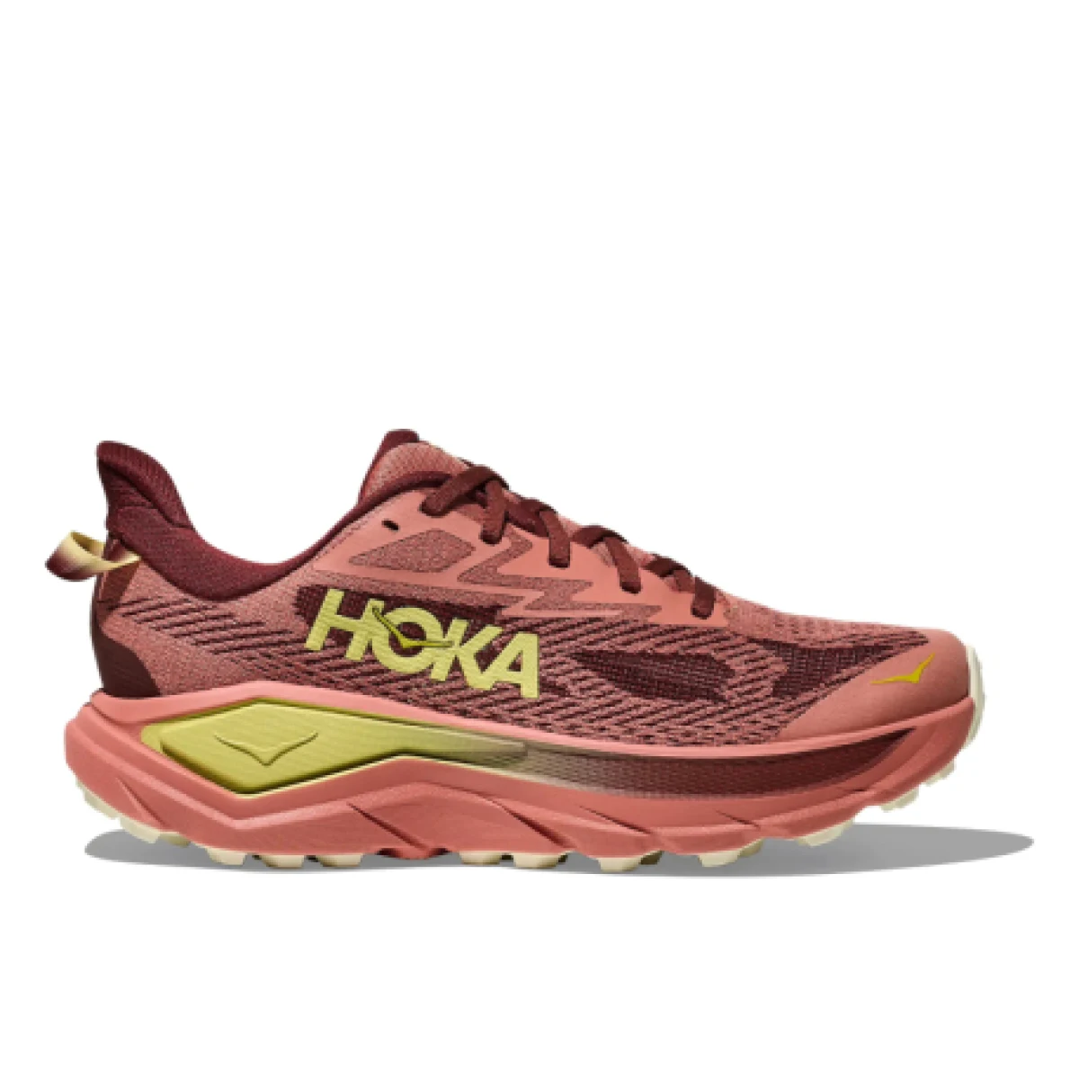 Dámska bežecká trailová obuv HOKA Challenger 8 W blush dark cedar · záber 1