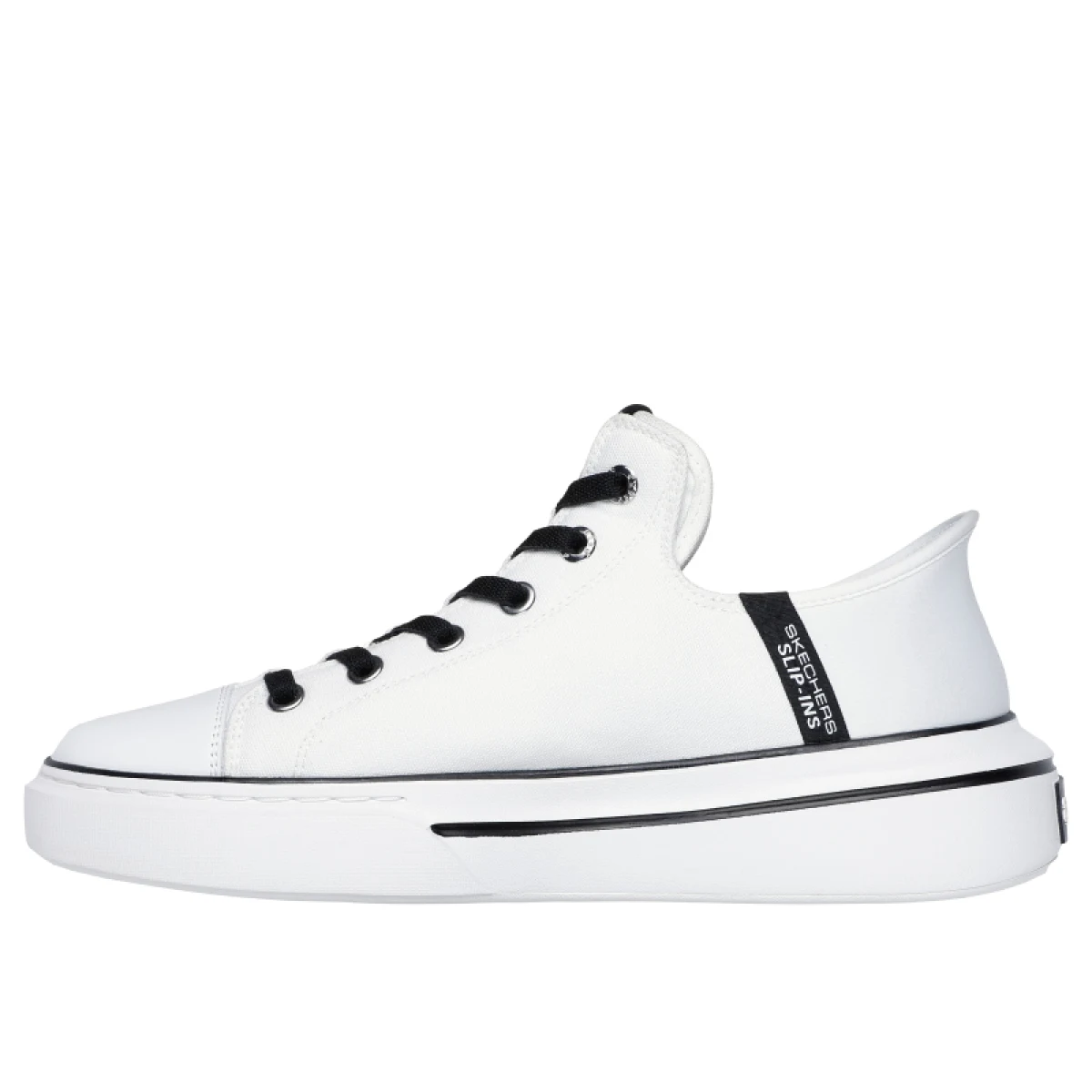 Pánská rekreační obuv SKECHERS Snoop Dogg Boss Life Slip-Ins M white black · záber 3