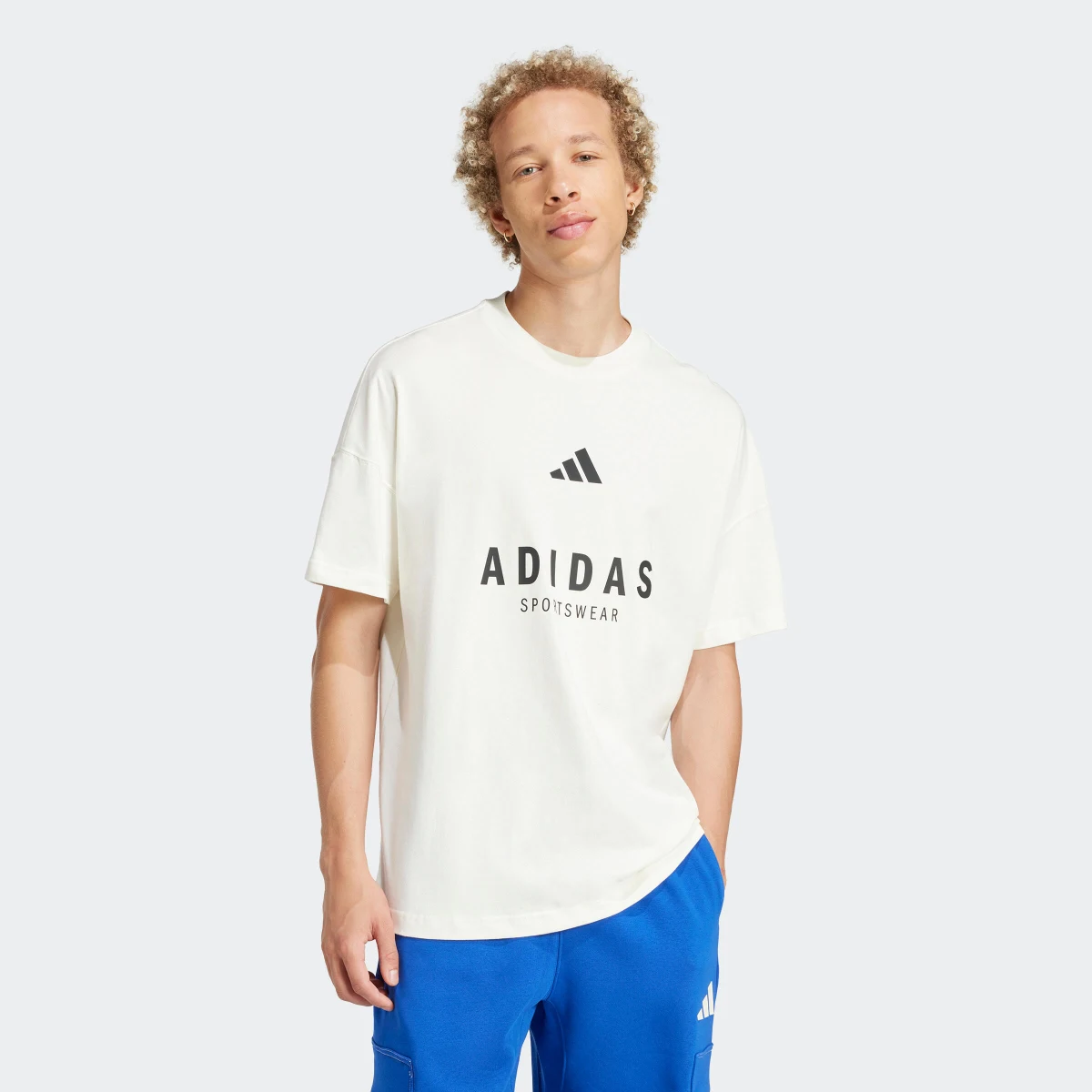ADIDAS ADIDAS ALL SZN pánske tričko biele L · záber 1