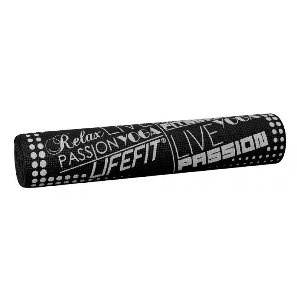 Lifefit Gymnastická podložka SLIMFIT PLUS, 173x58x0.6cm, černá · záber 1