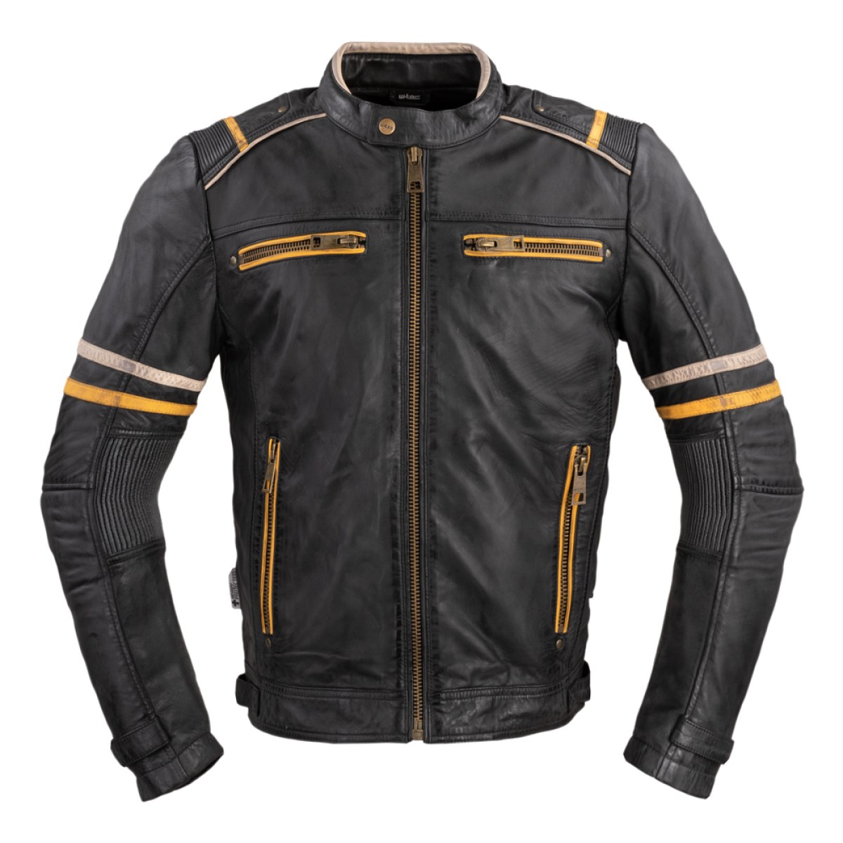 Pánska kožená moto bunda W-TEC Traction - Veľkosť: 6XL · záber 1
