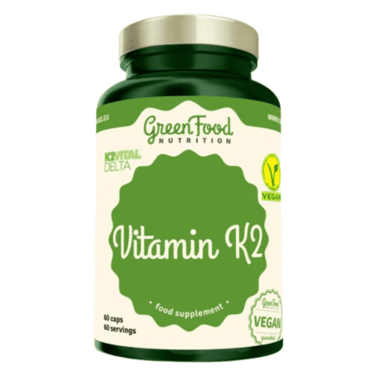 GREENFOOD Vitamín K 2 60 kapsúl · záber 1