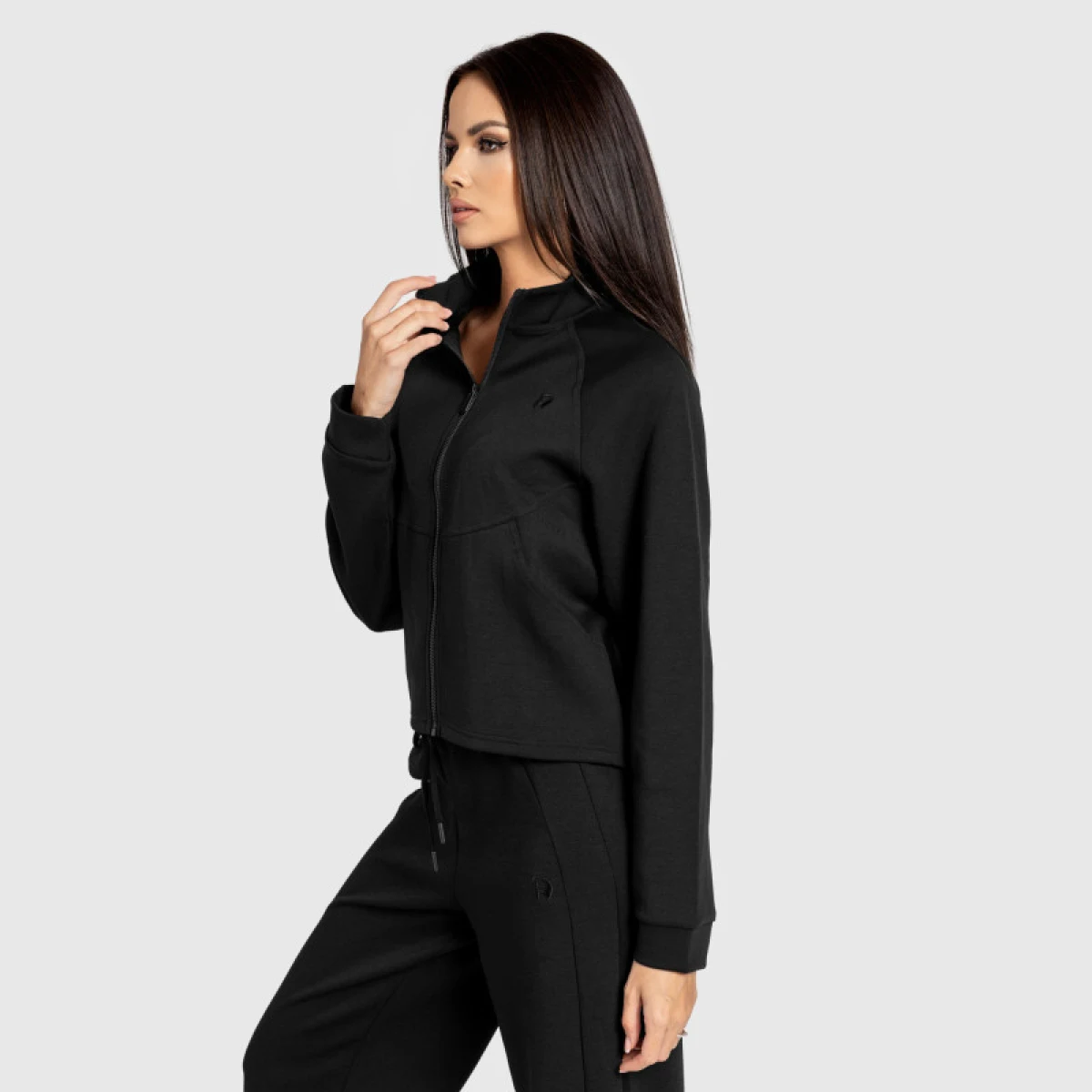 Dámska mikina na zips Iron Aesthetics Enigma, hnedá · záber 5