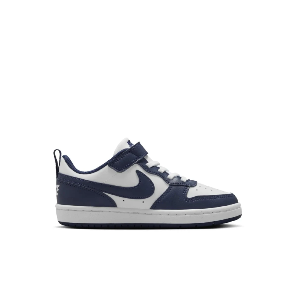Chlapčenská rekreačná obuv NIKE Court Borough Low Next Nature K white midnight navy white · záber 4