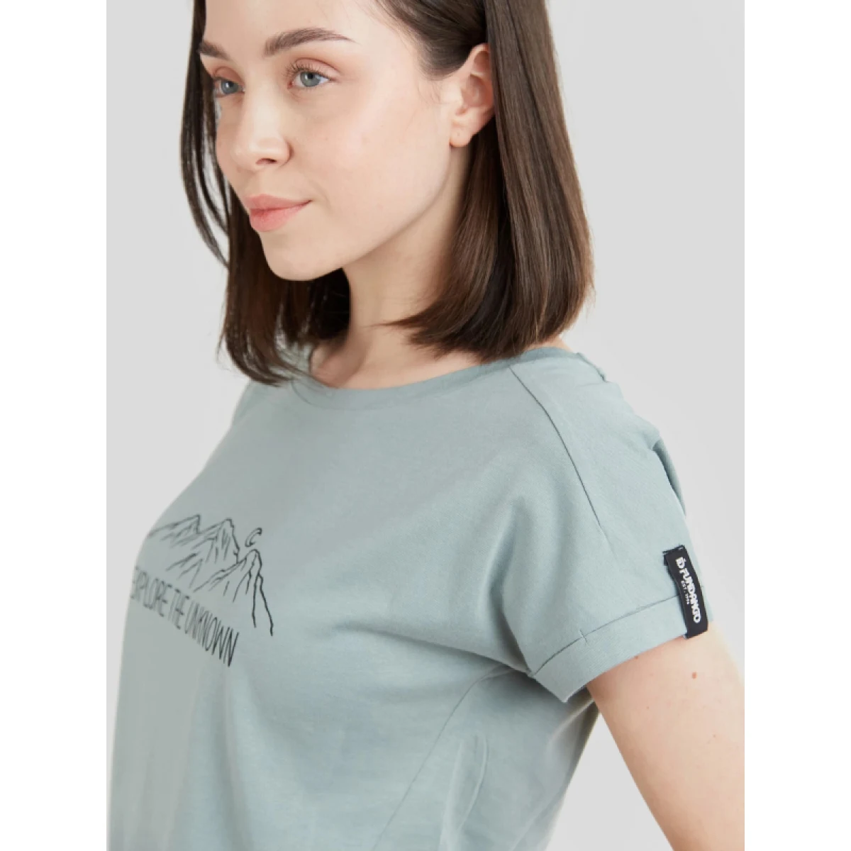 Dámské turistické tričko s krátkým rukávem FUNDANGO Atmos T-shirt-524-mint · záber 5
