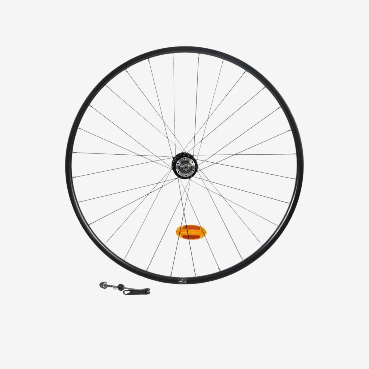 RIVERSIDE Predné koleso na 28" trekingový bicykel 2-stenný ráfik spevnené QR čierne bez · záber 1