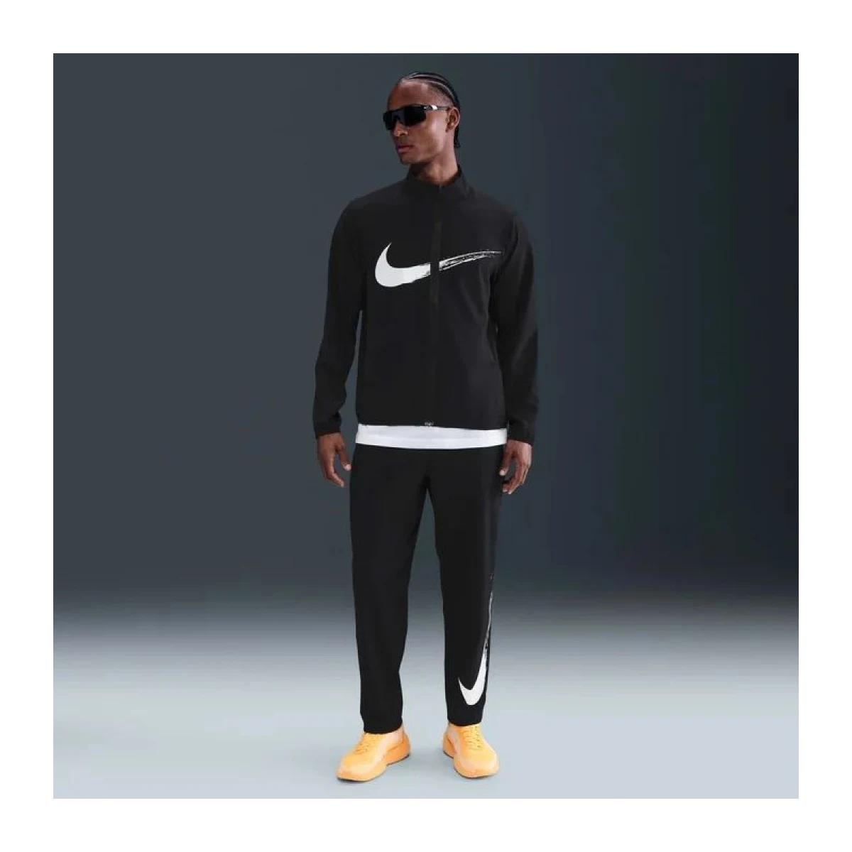 Pánska tréningová bunda NIKE M NK DF FORM JKT GFX BLACK WHITE · záber 5