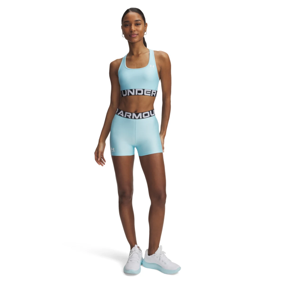 Dámské tréninkové kraťasy UNDER ARMOUR UA HG Shorty-BLU · záber 3