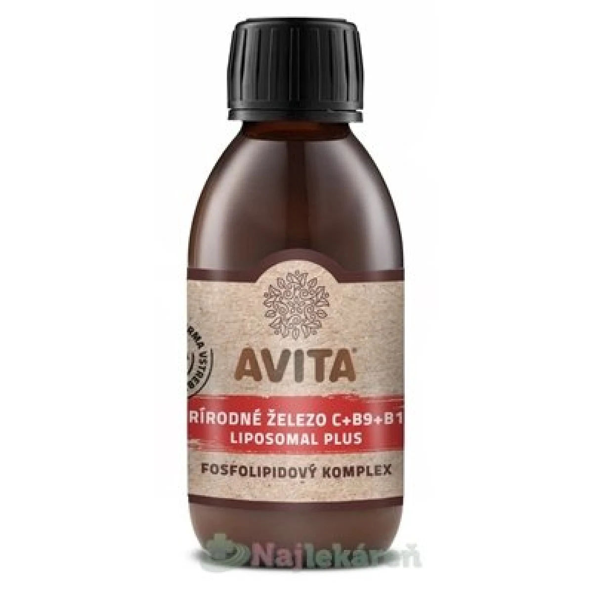 Avita Prírodné Železo C+B9+B12 Liposomal Plus 200 ml · záber 1