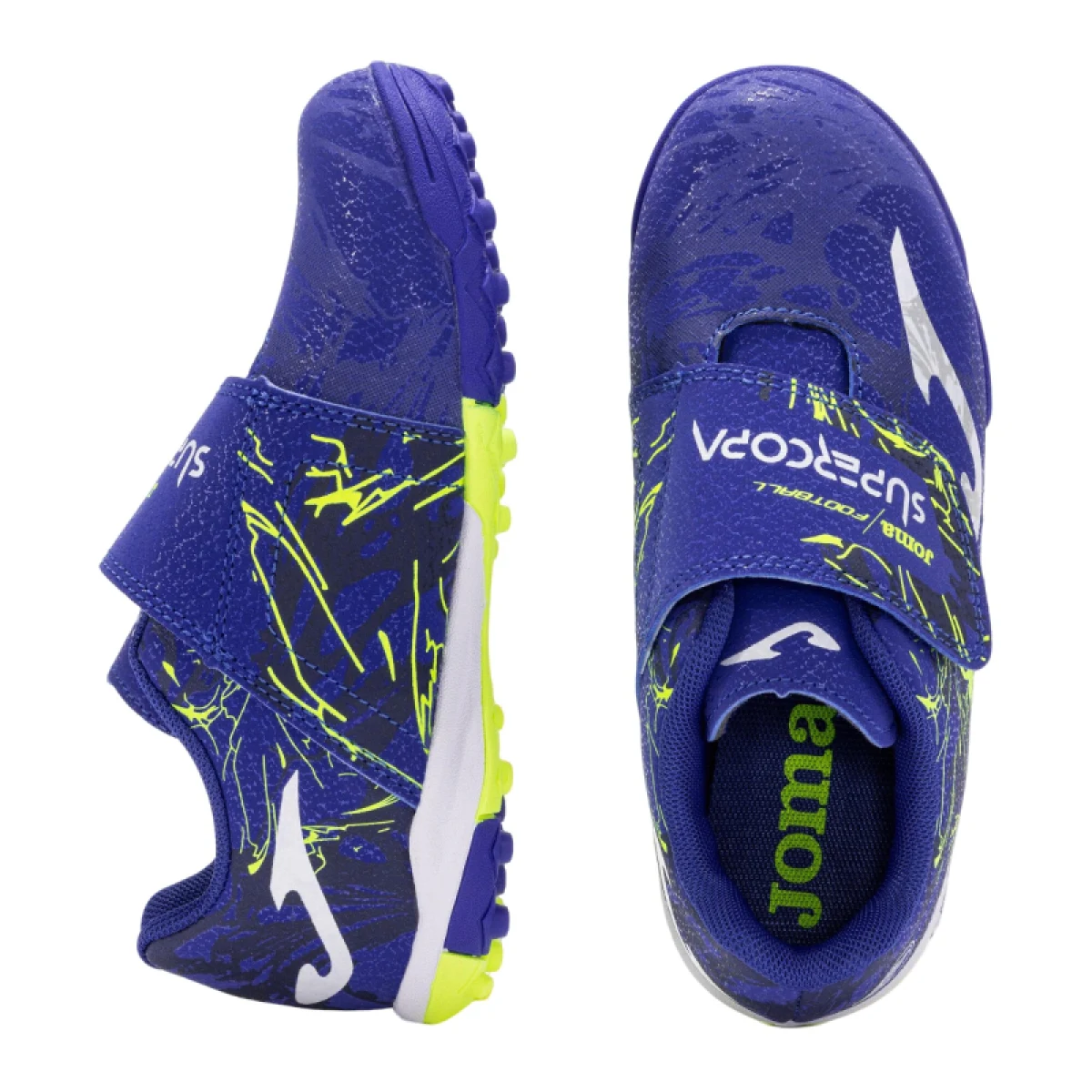 Chlapecké fotbalové kopačky turfy JOMA Super Copa 2403 K TF royal blue · záber 3