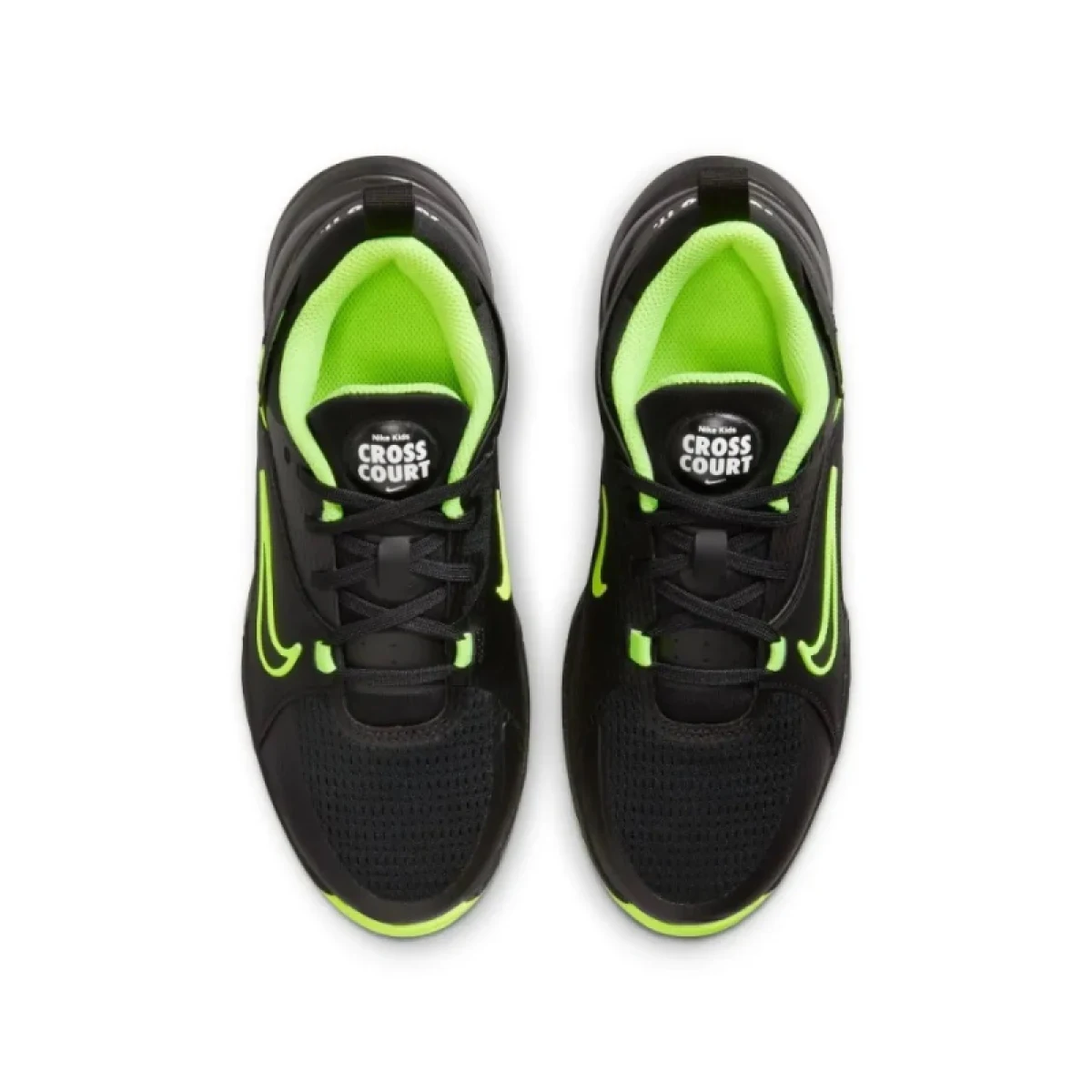 Chlapecká halová obuv NIKE Crosscourt black volt white · záber 4