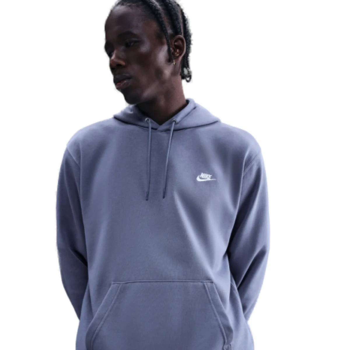 Pánská mikina s kapucí NIKE M NK CLUB FT PO HOODIE WORLD INDIGO WORLD INDIGO WHITE · záber 1