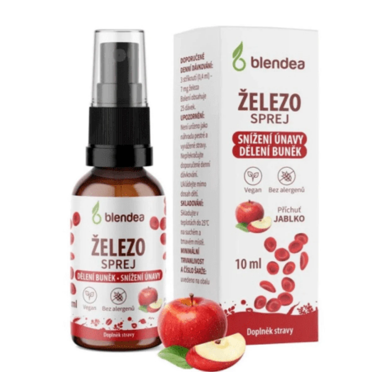 BLENDEA Železo sprej príchuť jablko 10 ml · záber 1